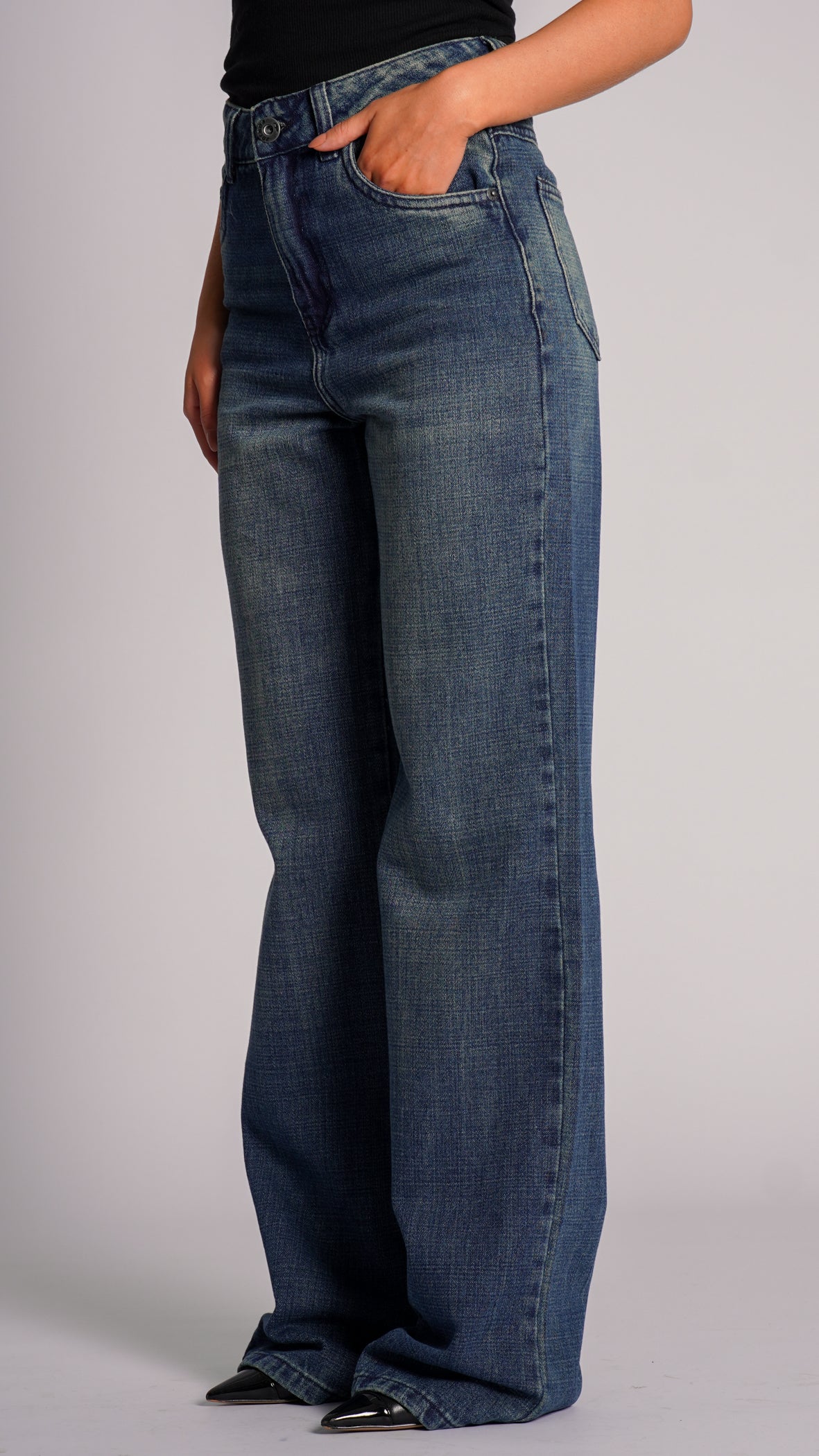 Calça Jeans Reta - Clara