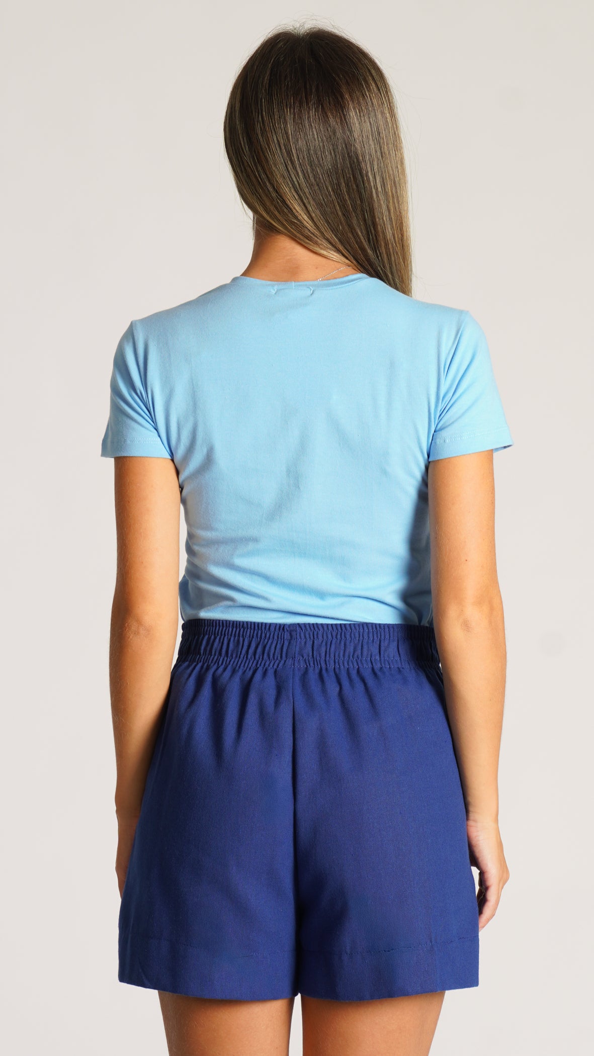 Blusa Baby Tee - Azul