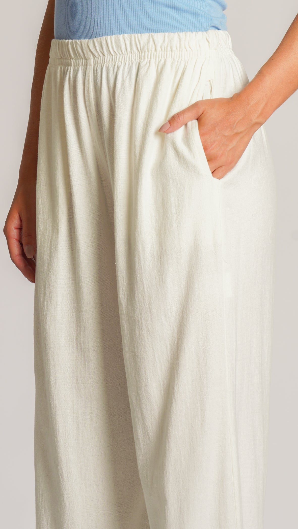 Calça Linho - Off White