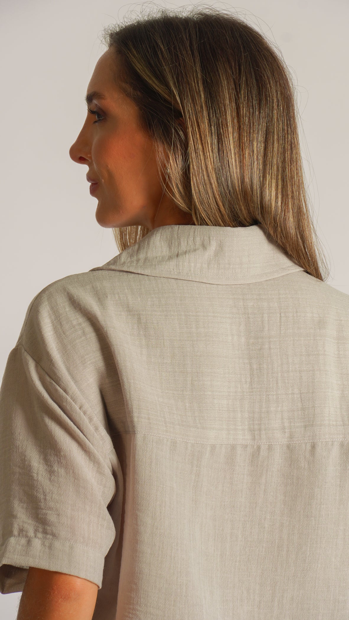 Camisa Oversized - Areia