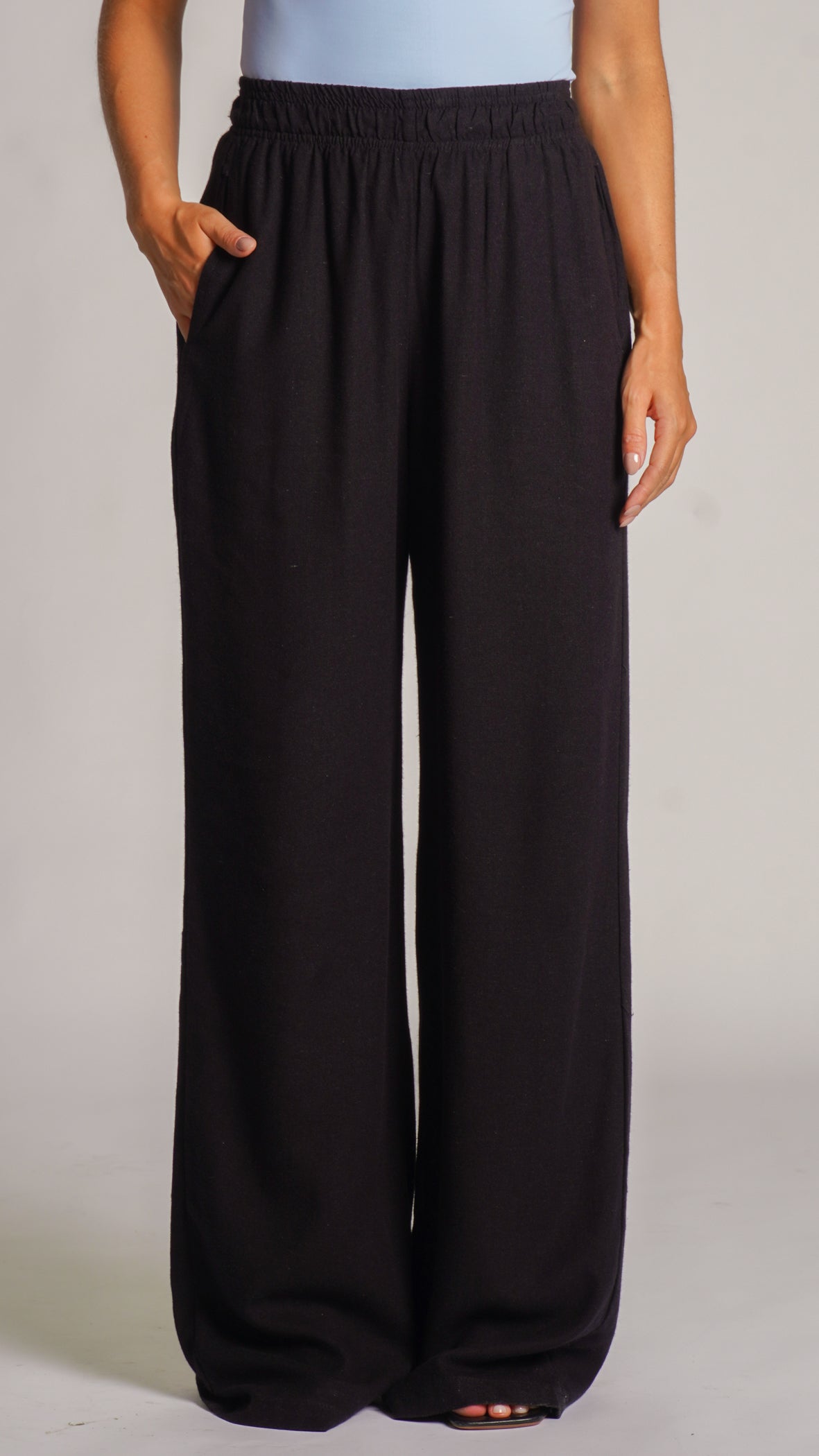 Calça Linho - Preta