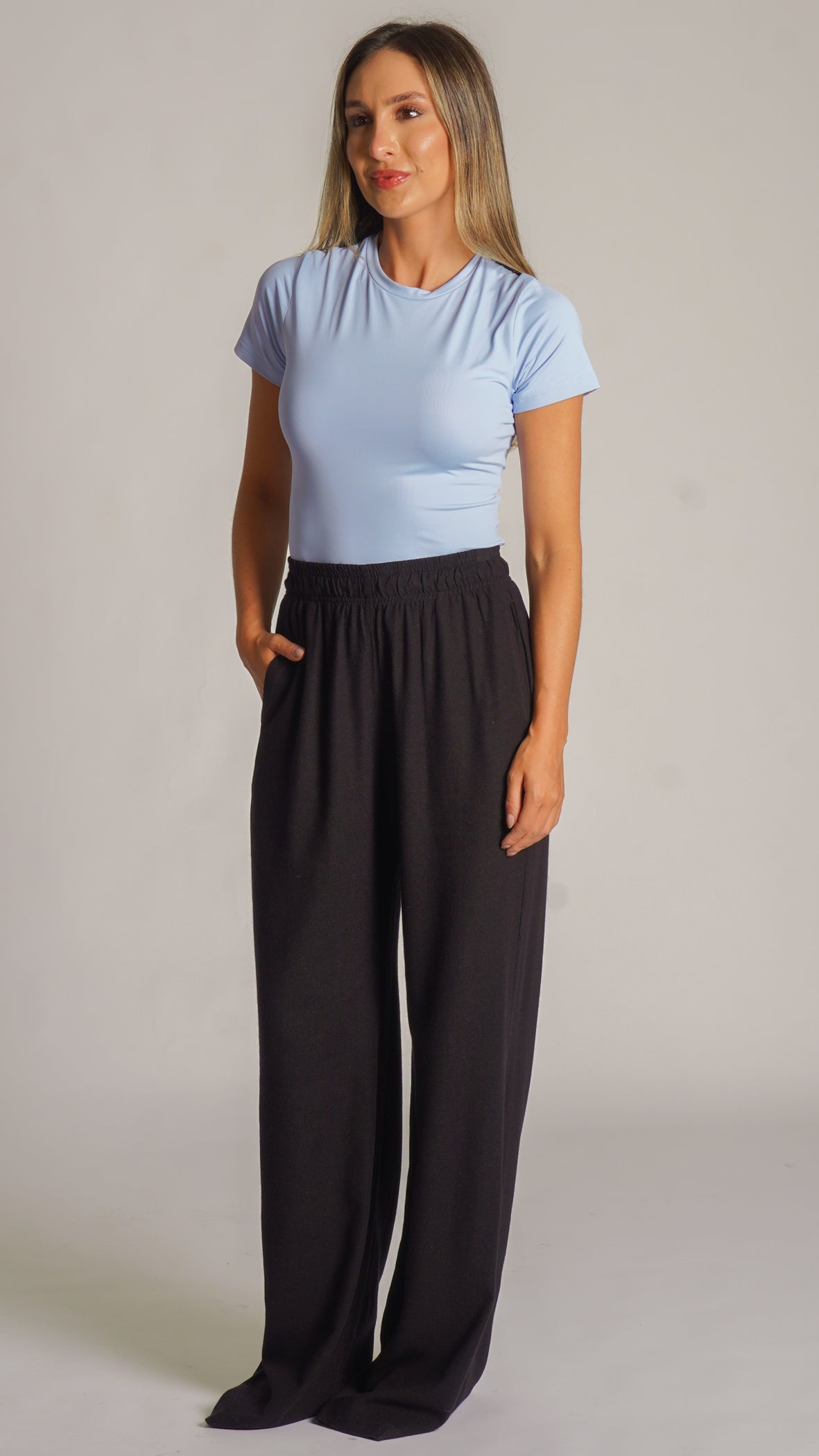 Calça Linho - Preta