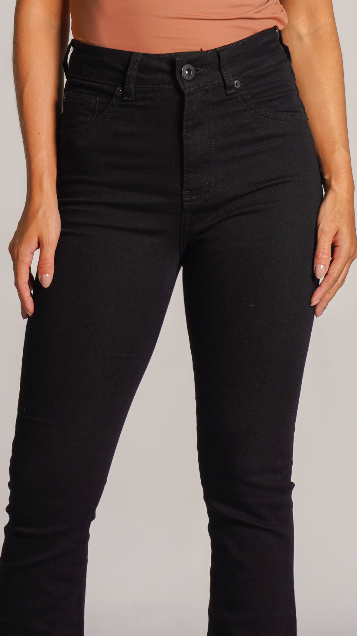 Calça Jeans Flare - Preta