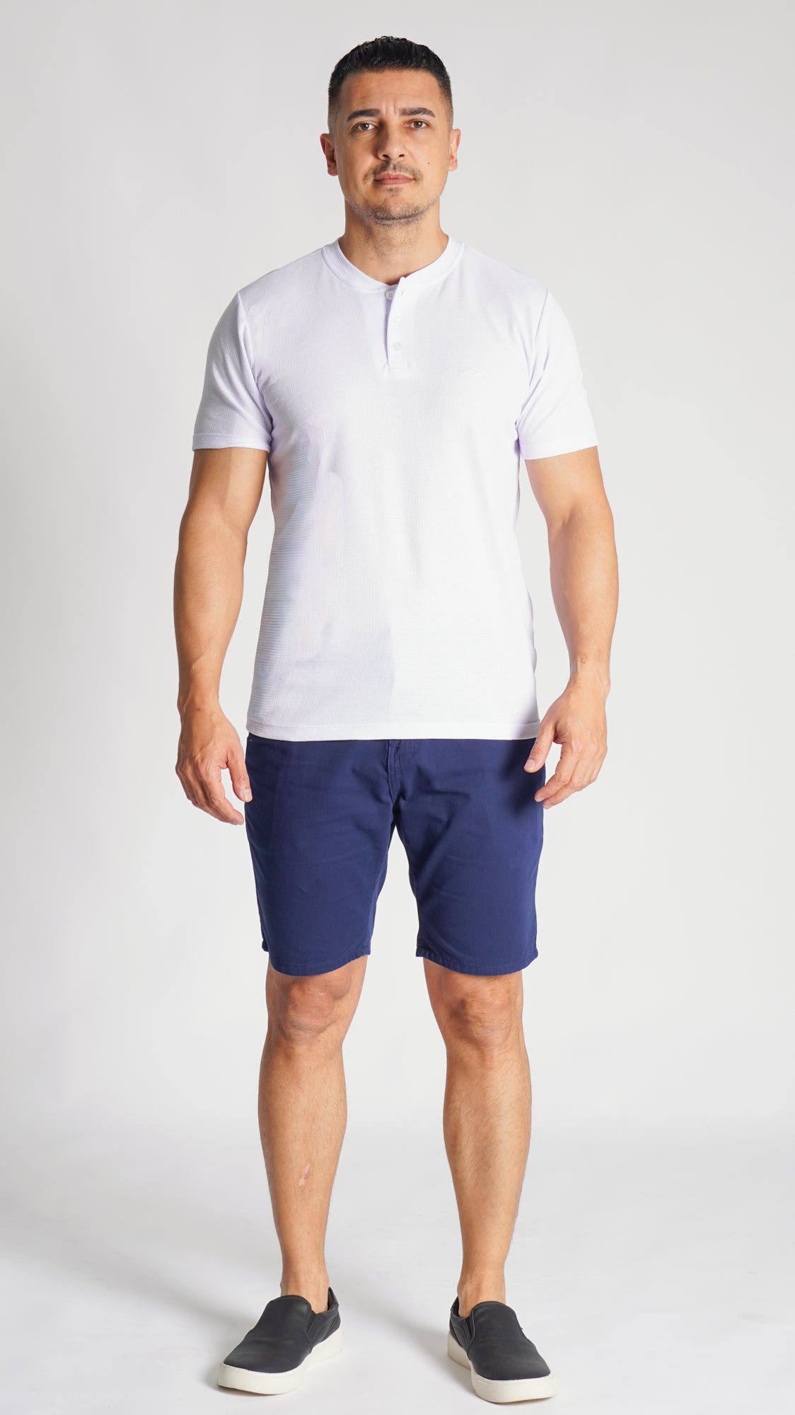 Camiseta Tricô Gola Portuguesa - Branca