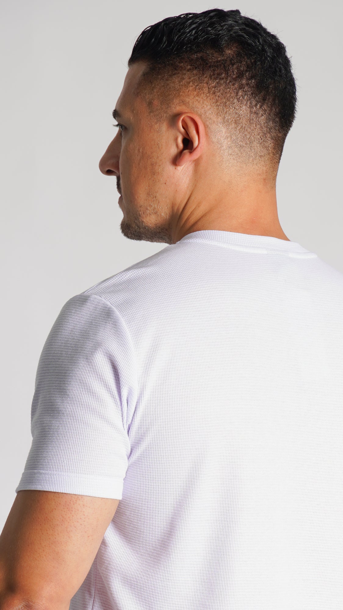 Camiseta Tricô Gola Portuguesa - Branca