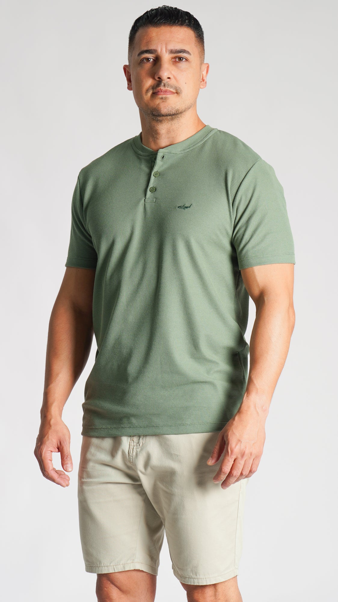 Camiseta Tricô Gola Portuguesa - Verde