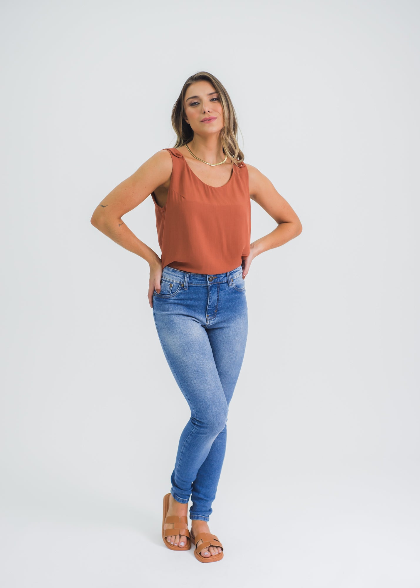 Calça Jeans Capri - Clara