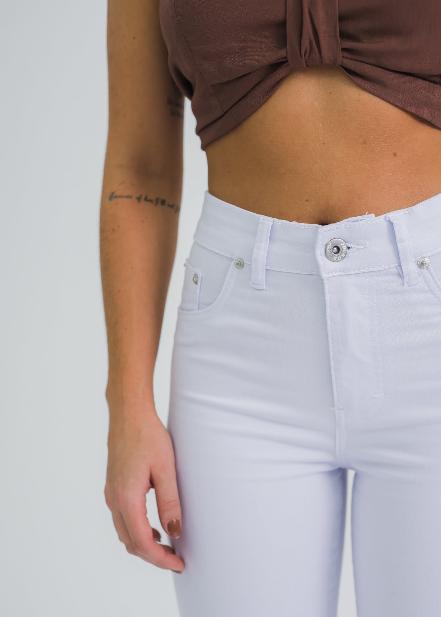 Calça Jeans Skinny - Branca