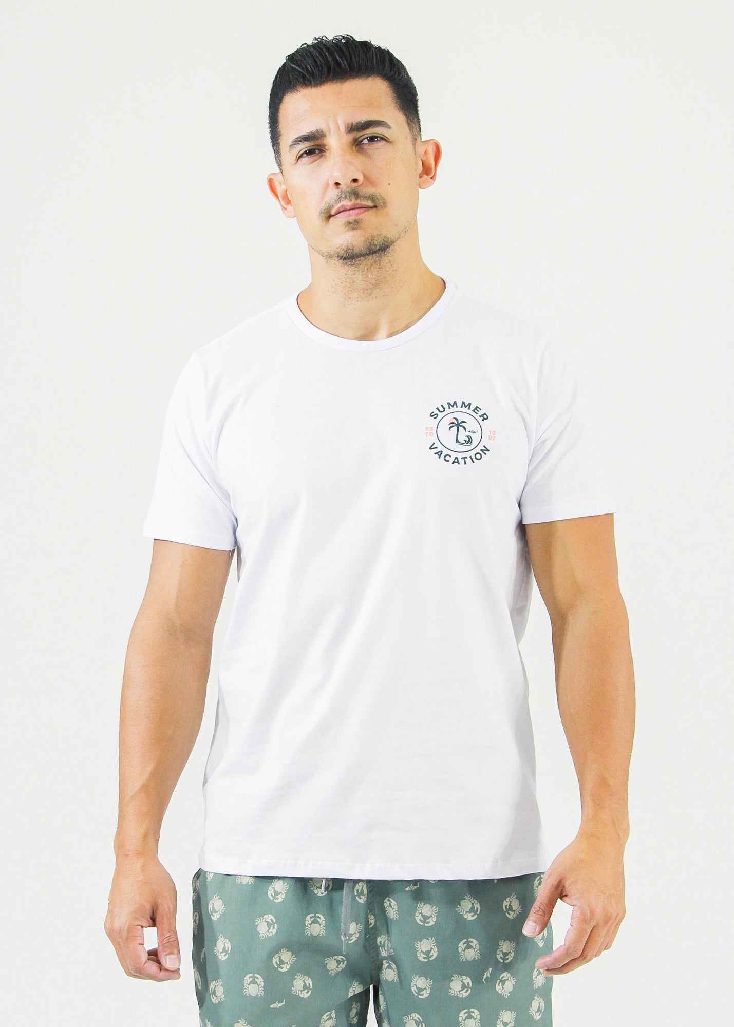 Camiseta Estampada Summer - Branca