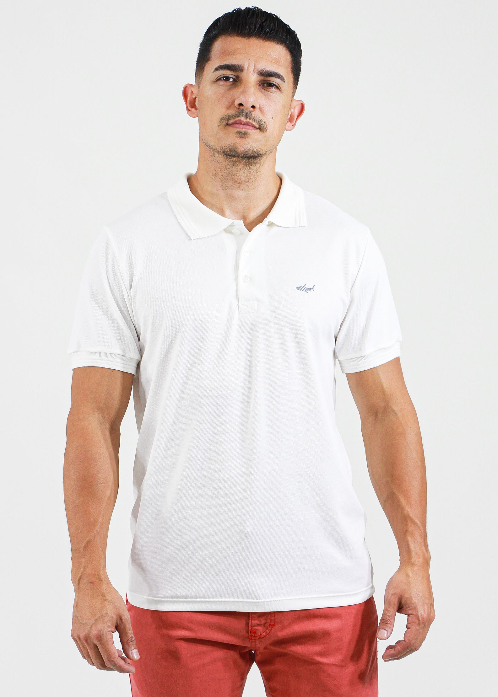 Camisa Polo Piquet - Off White