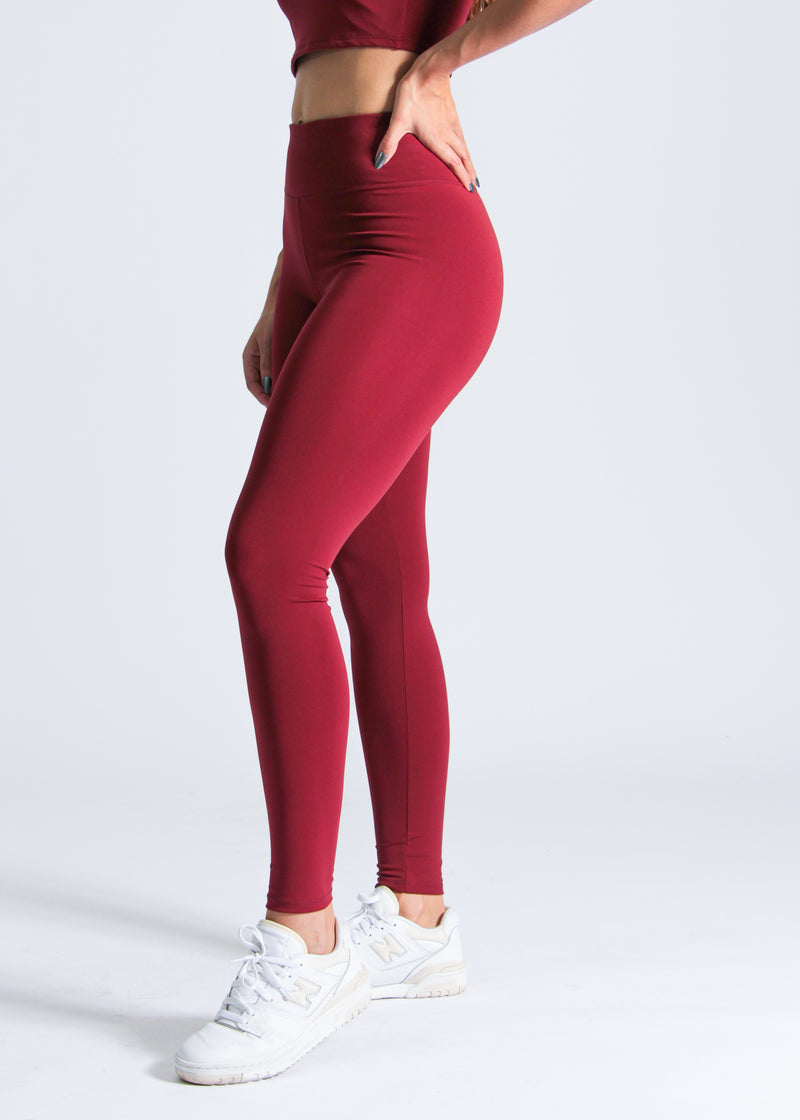 Calça Legging Fitness - Bordô