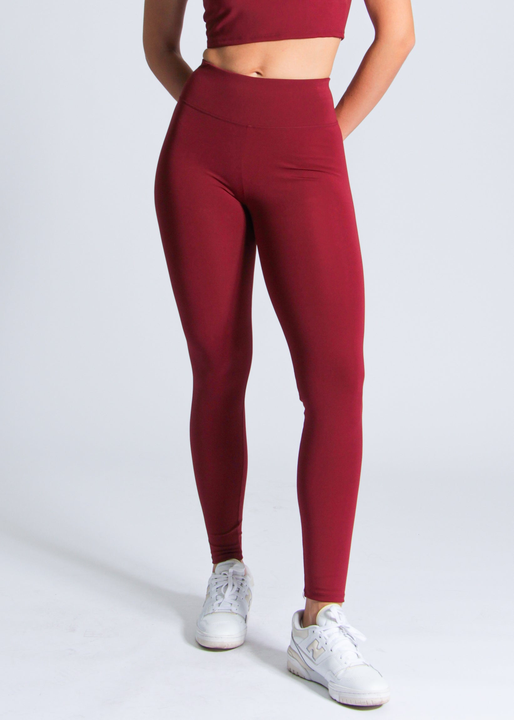 Calça Legging Fitness - Bordô