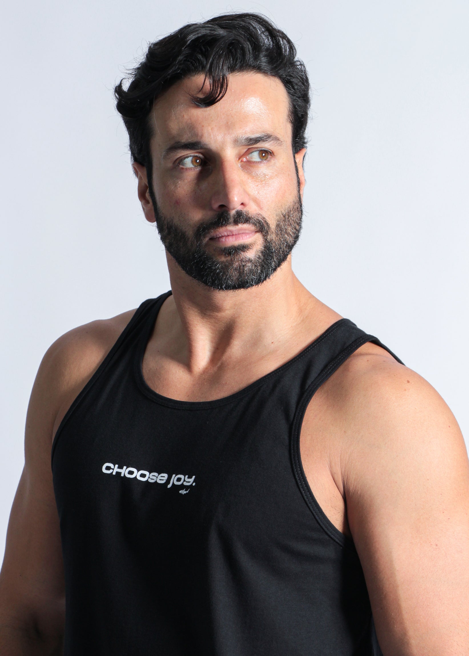 Regata Estampada Chosse Joy - Preta