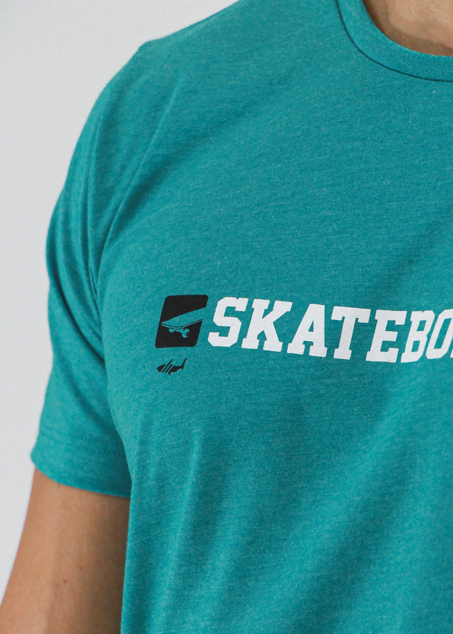 Camiseta Estampada Skatboard - Verde