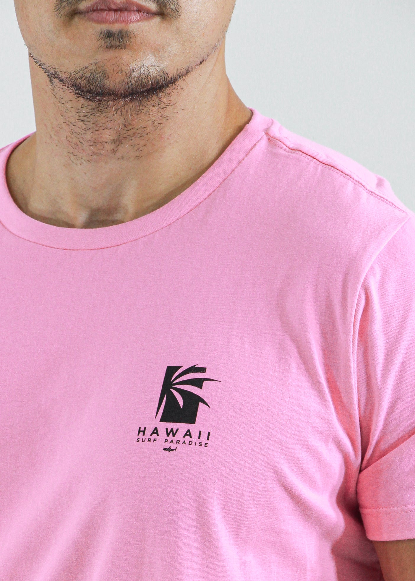 Camiseta Estampada Hawaii - Rosa