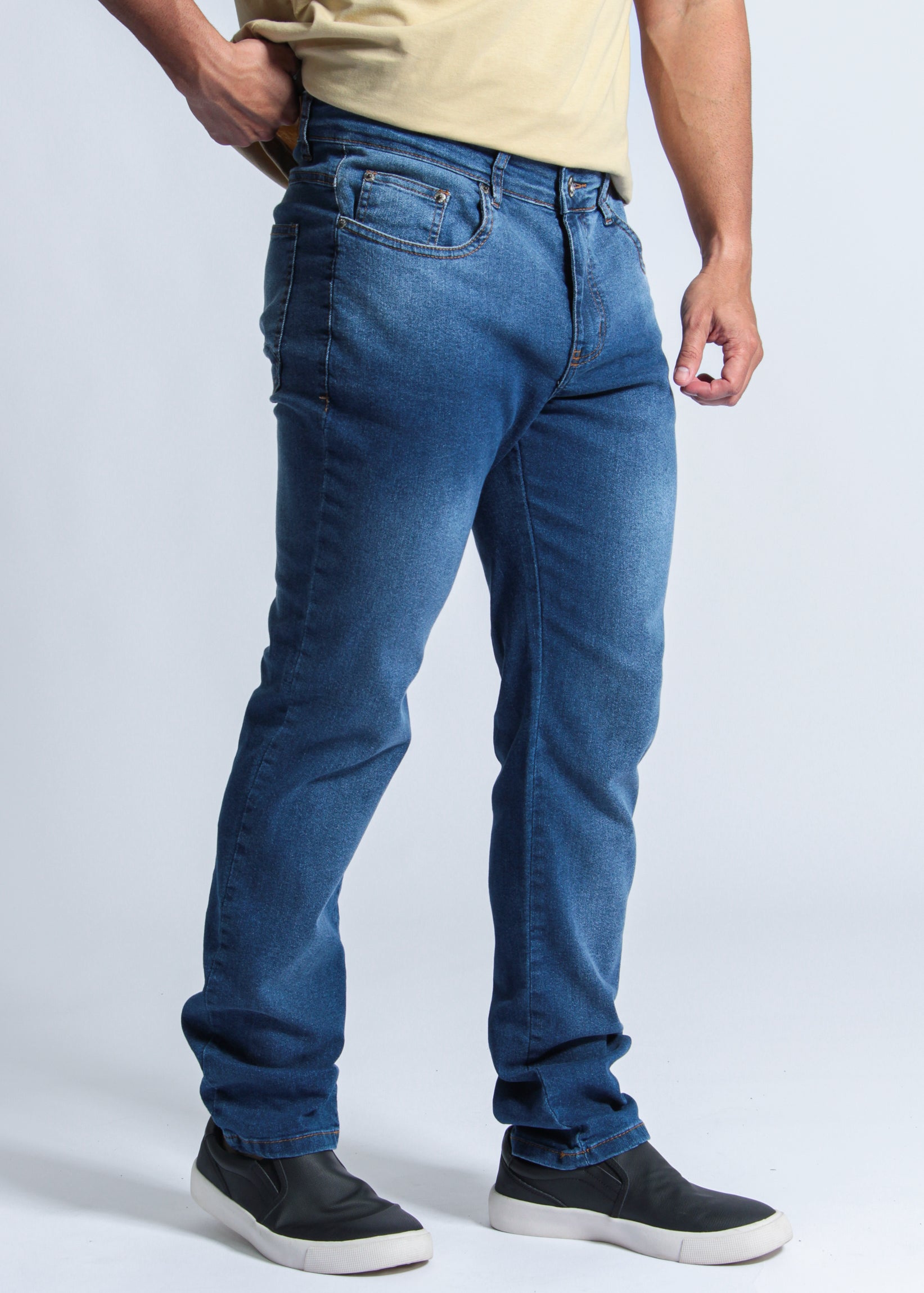 Calça Jeans Linha Caramelo - Escura