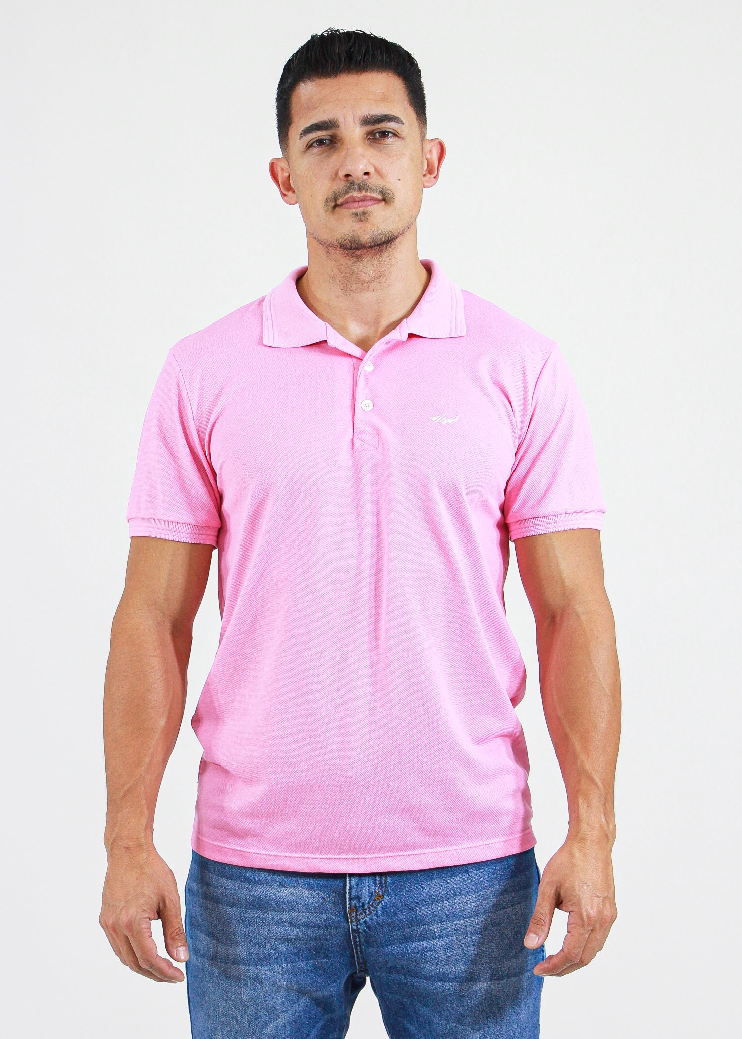 Camisa Polo Piquet - Rosa