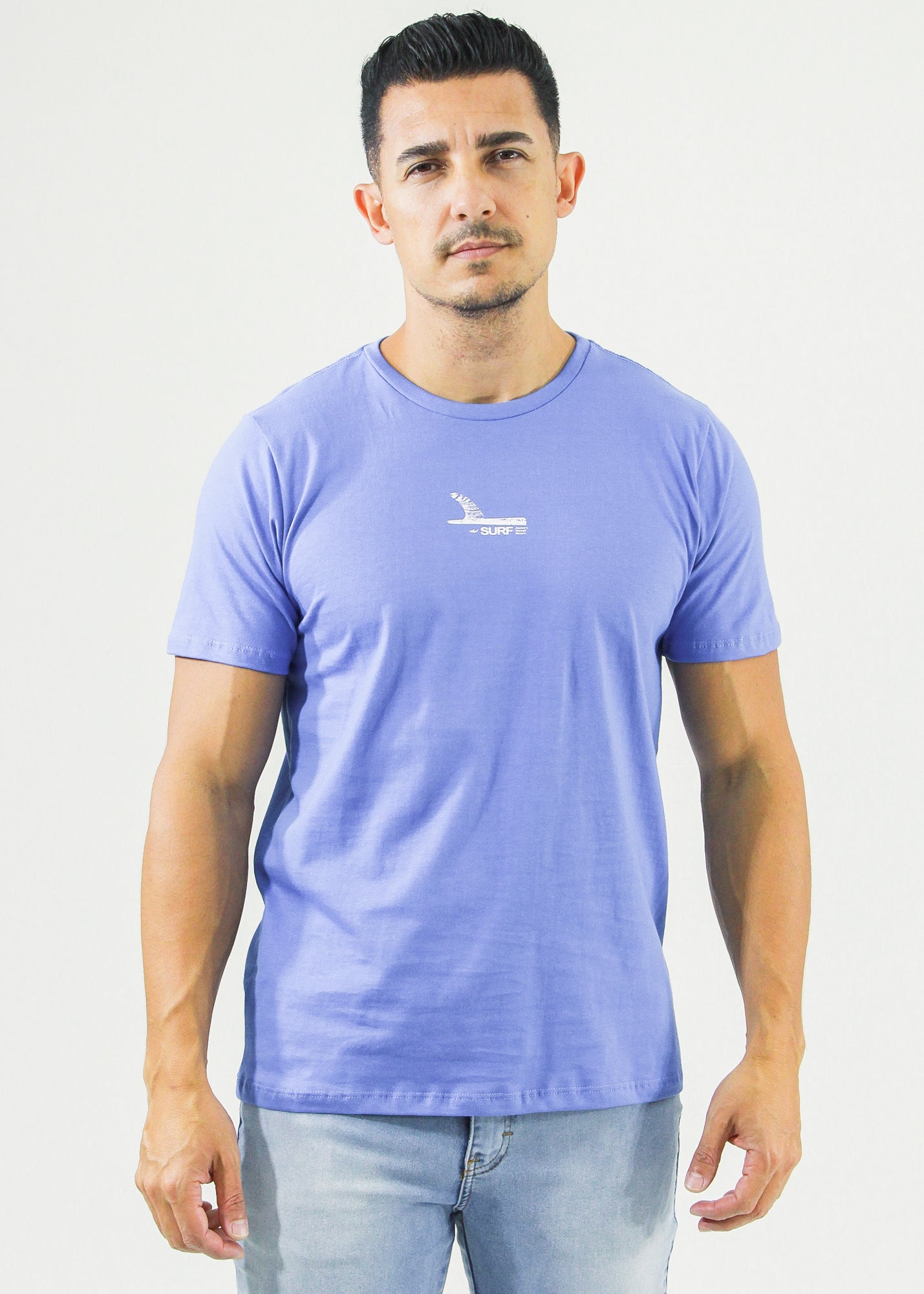 Camiseta Estampada Surf - Azul