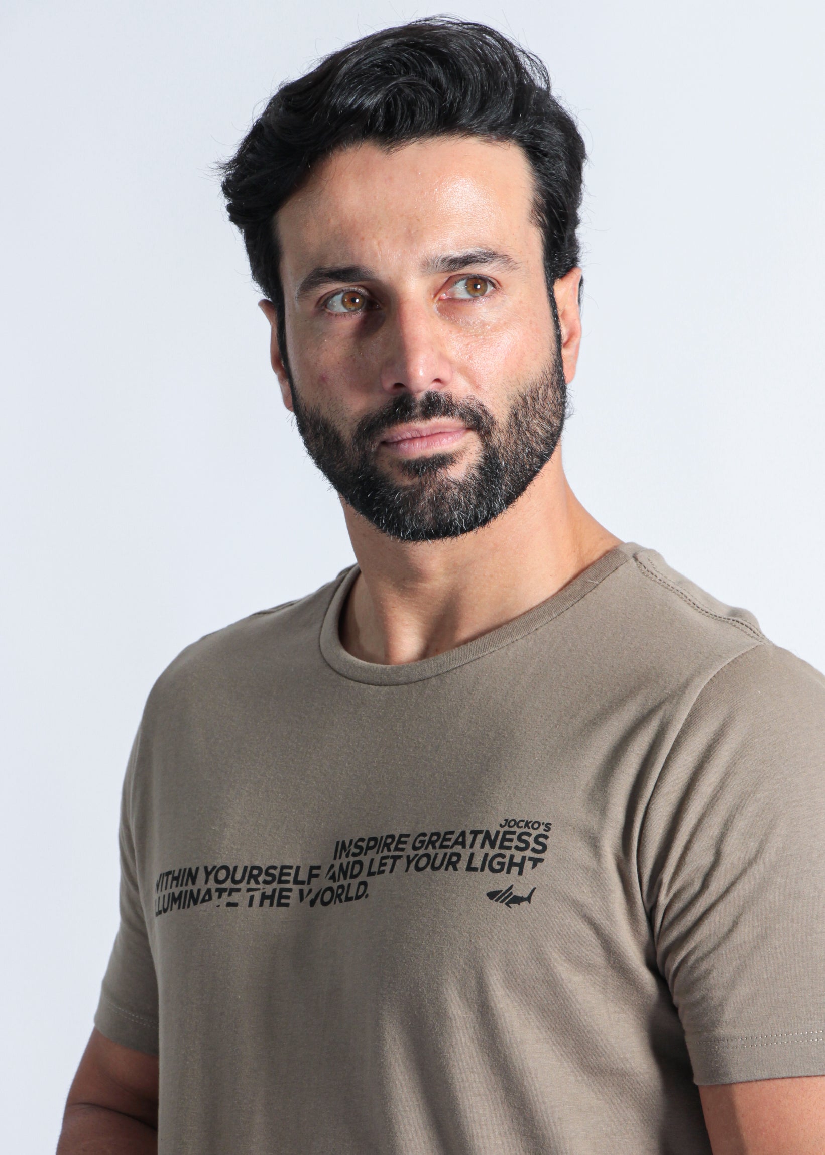 Camiseta Estampada Inspire - Bege