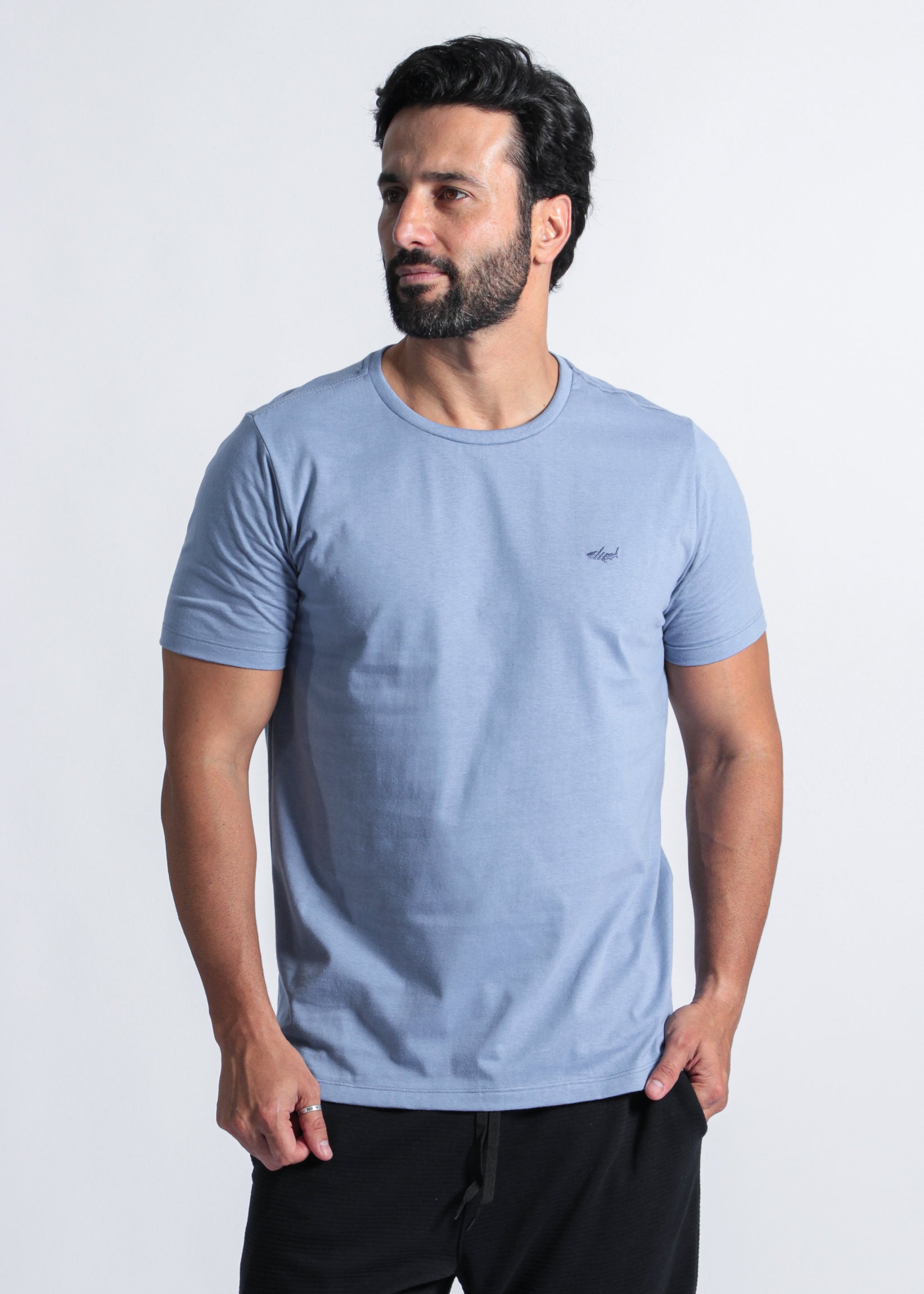 Camiseta Básica - Azul