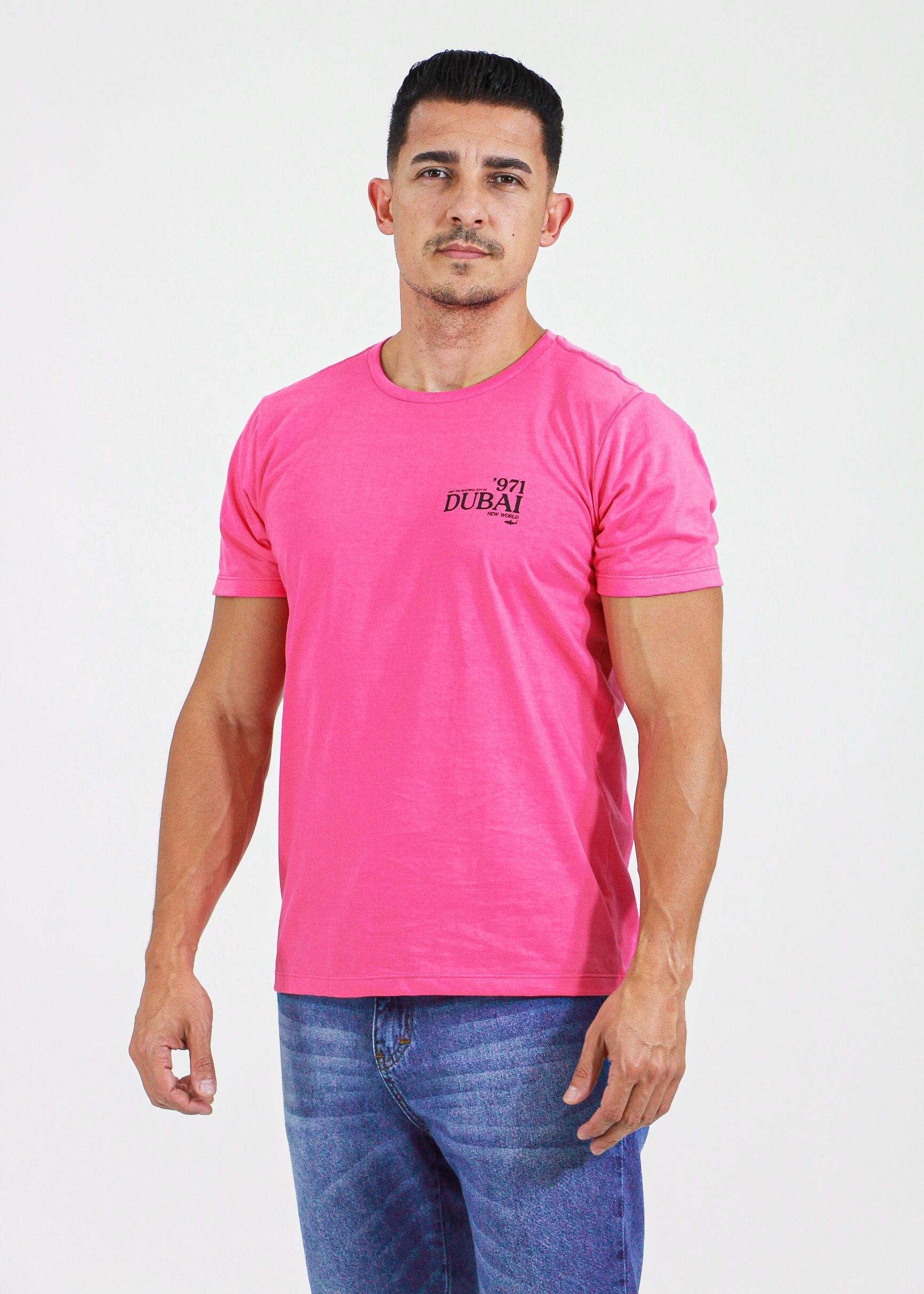 Camiseta Estampada Dubai - Rosa