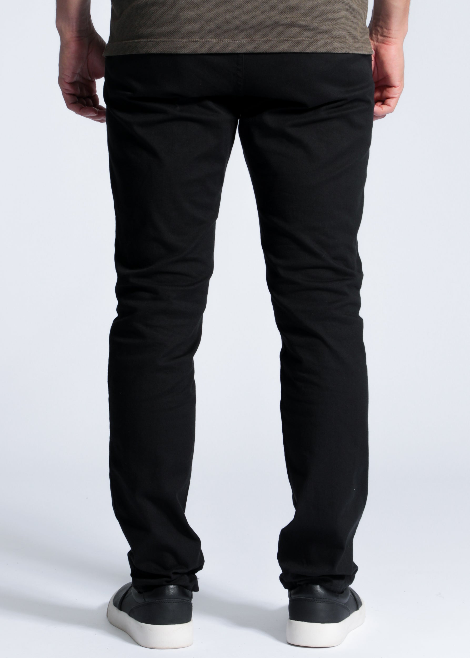 Calça Sarja Bolso Faca - Preta