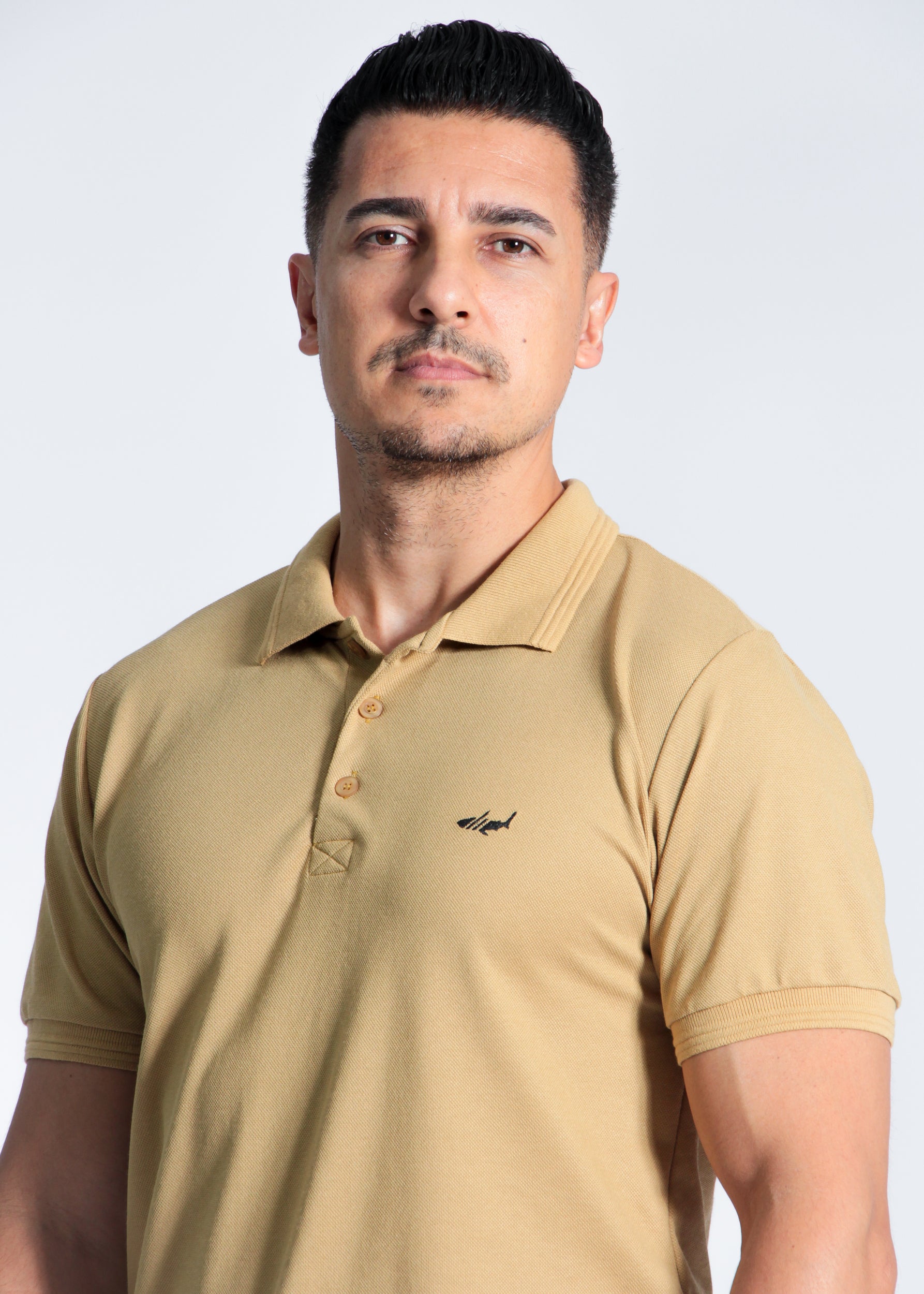 Camisa Polo Piquet - Bege