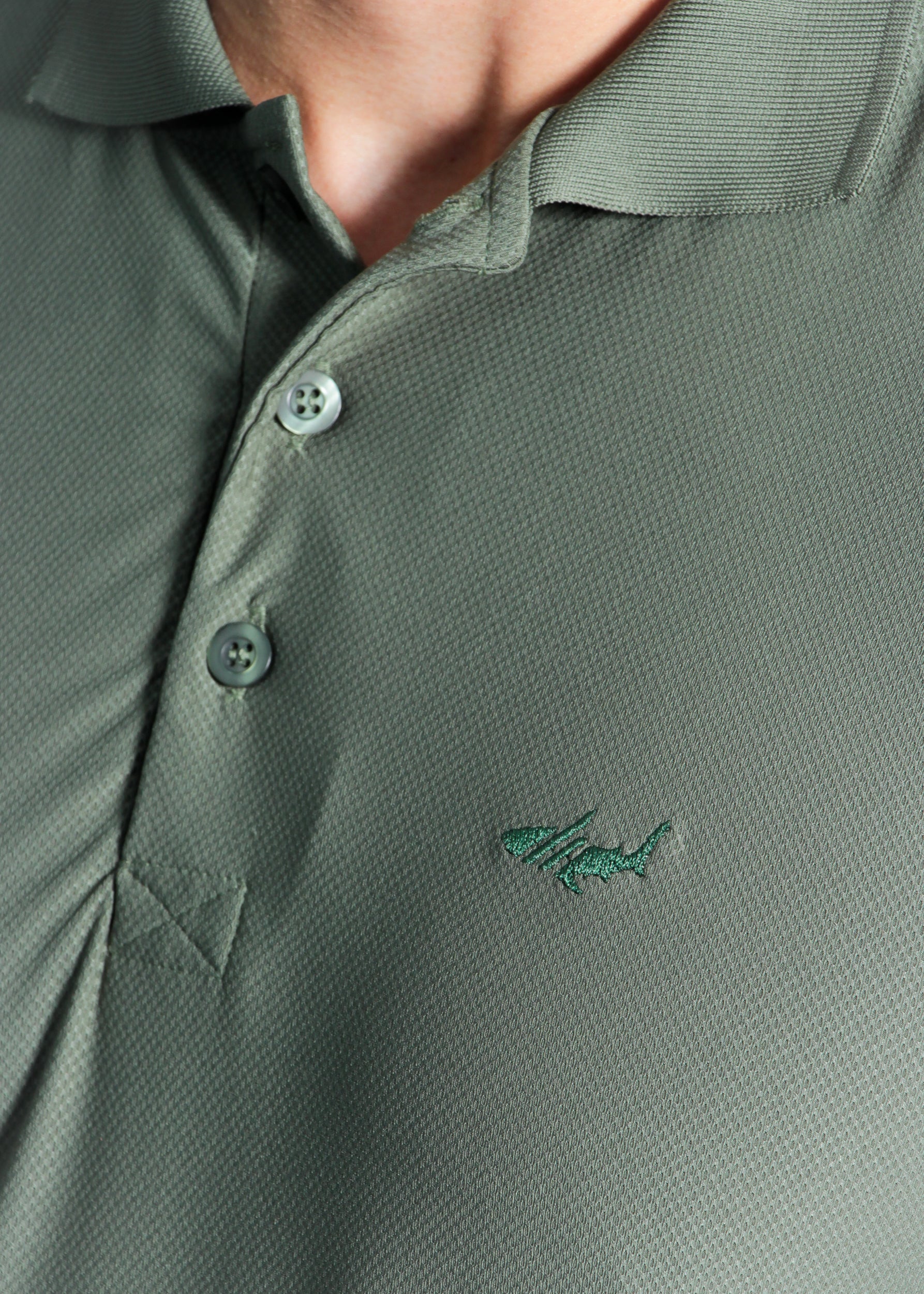 Camisa Polo Dry Fit - Verde