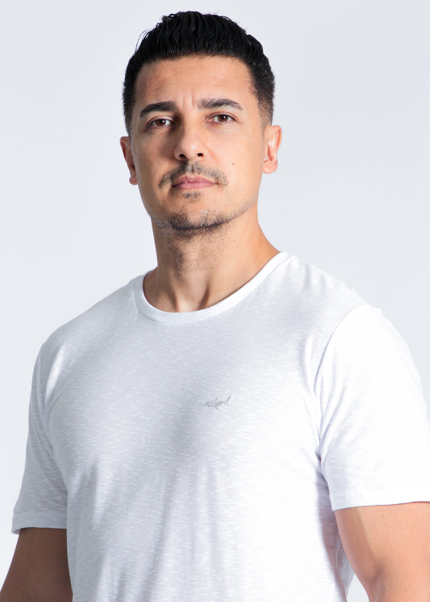 Camiseta Slim Flamê - Branco