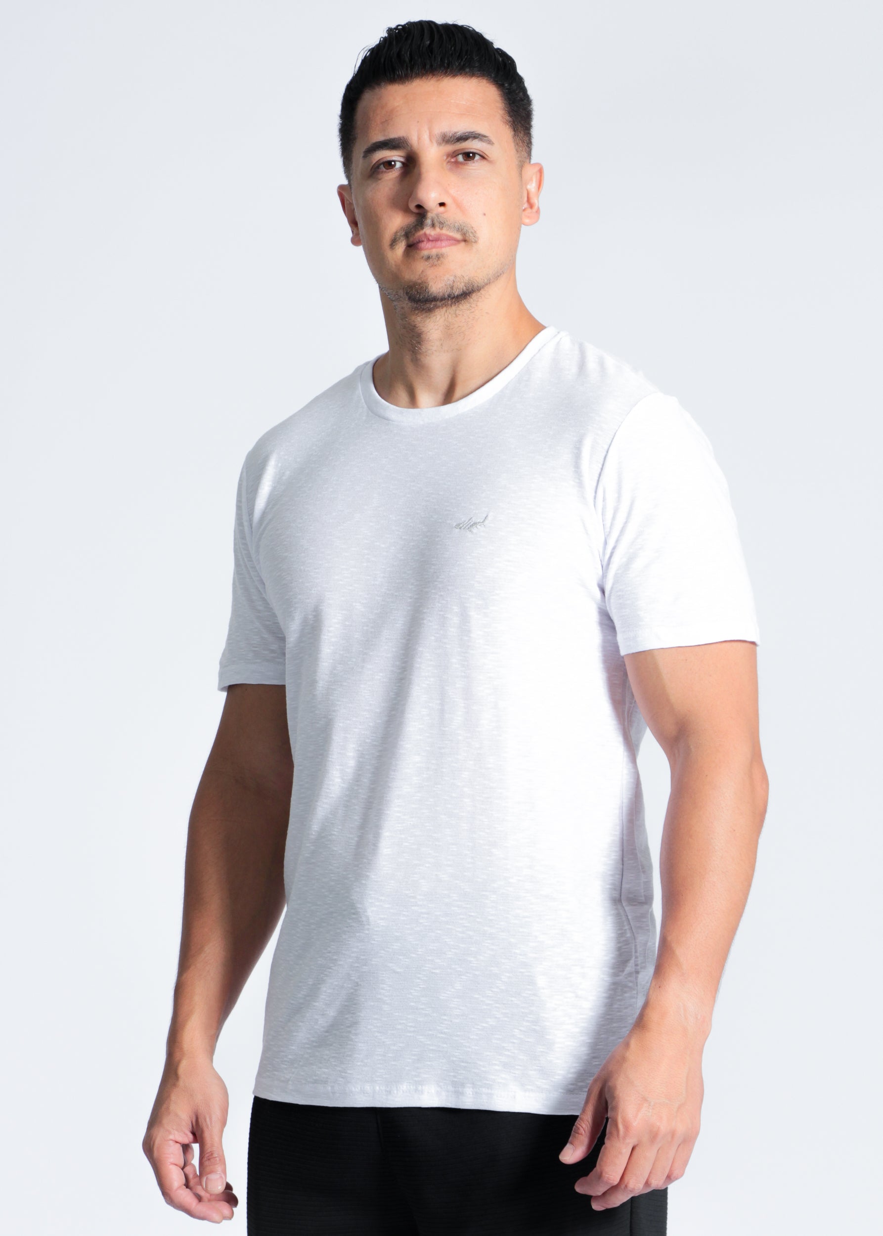 Camiseta Slim Flamê - Branco