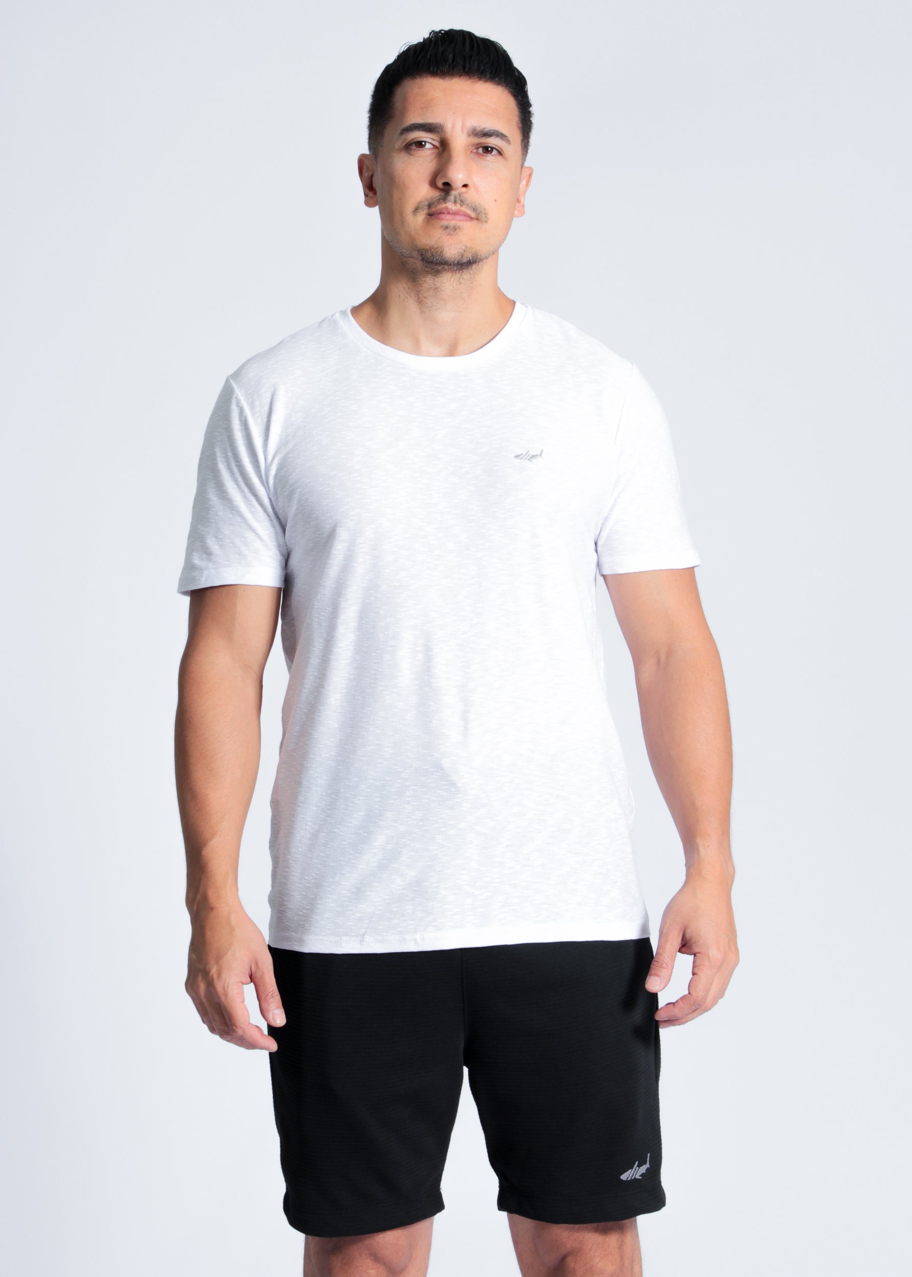 Camiseta Slim Flamê - Branco