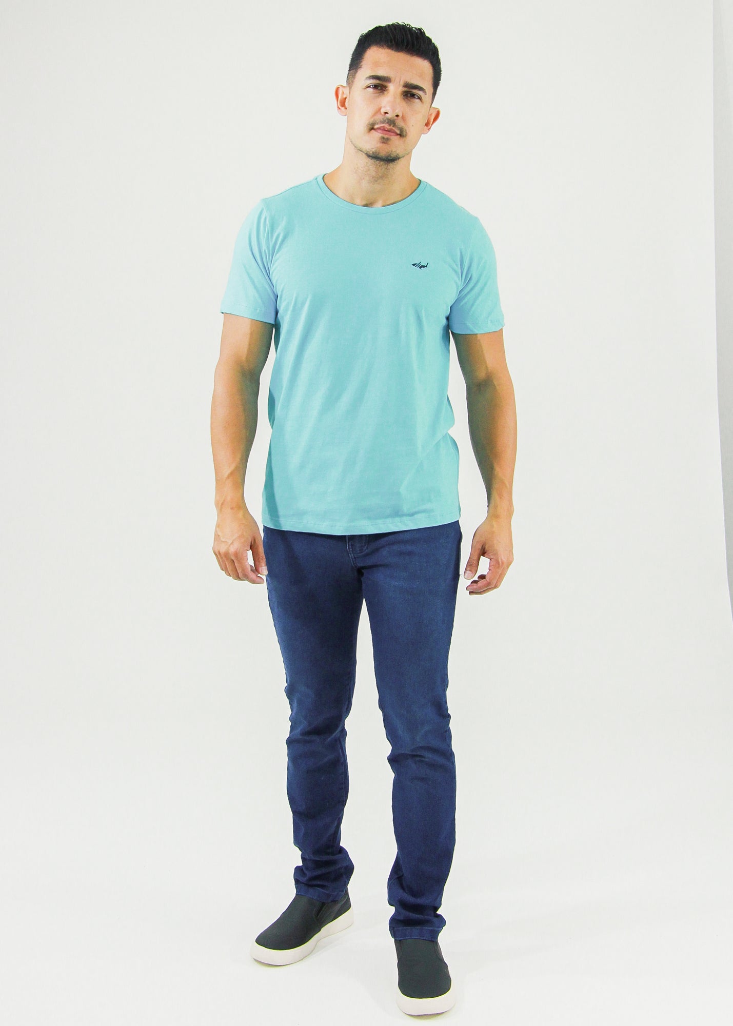 Camiseta Básica - Azul