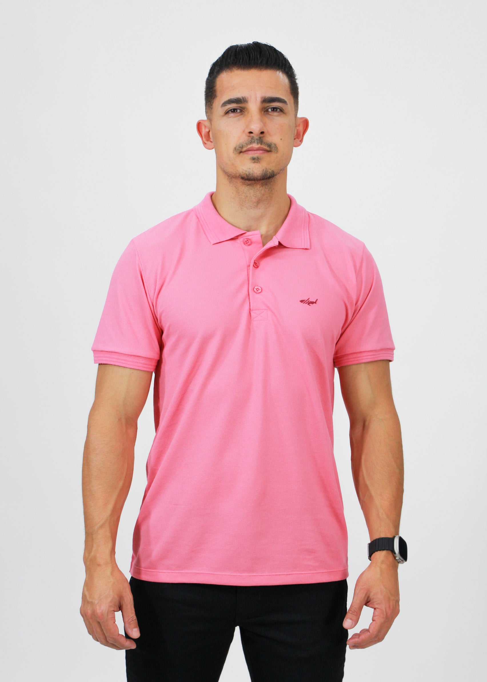 Camisa Polo Piquet - Rosa