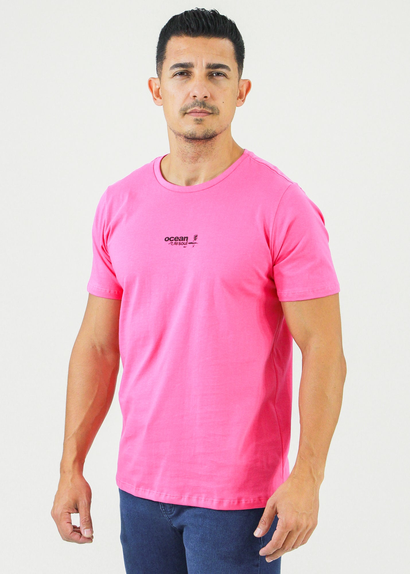 Camiseta Estampada Ocean Soul - Rosa