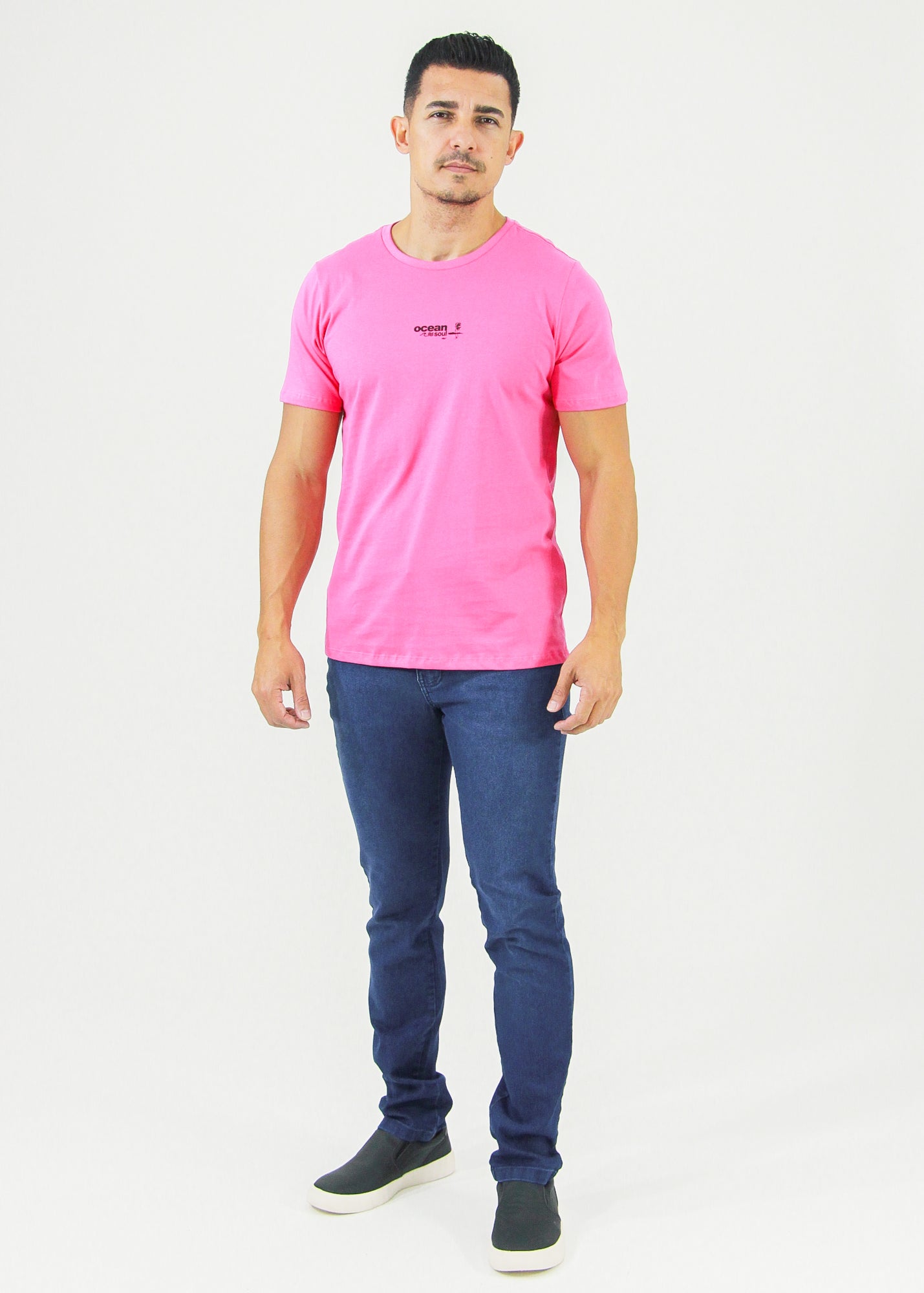 Camiseta Estampada Ocean Soul - Rosa