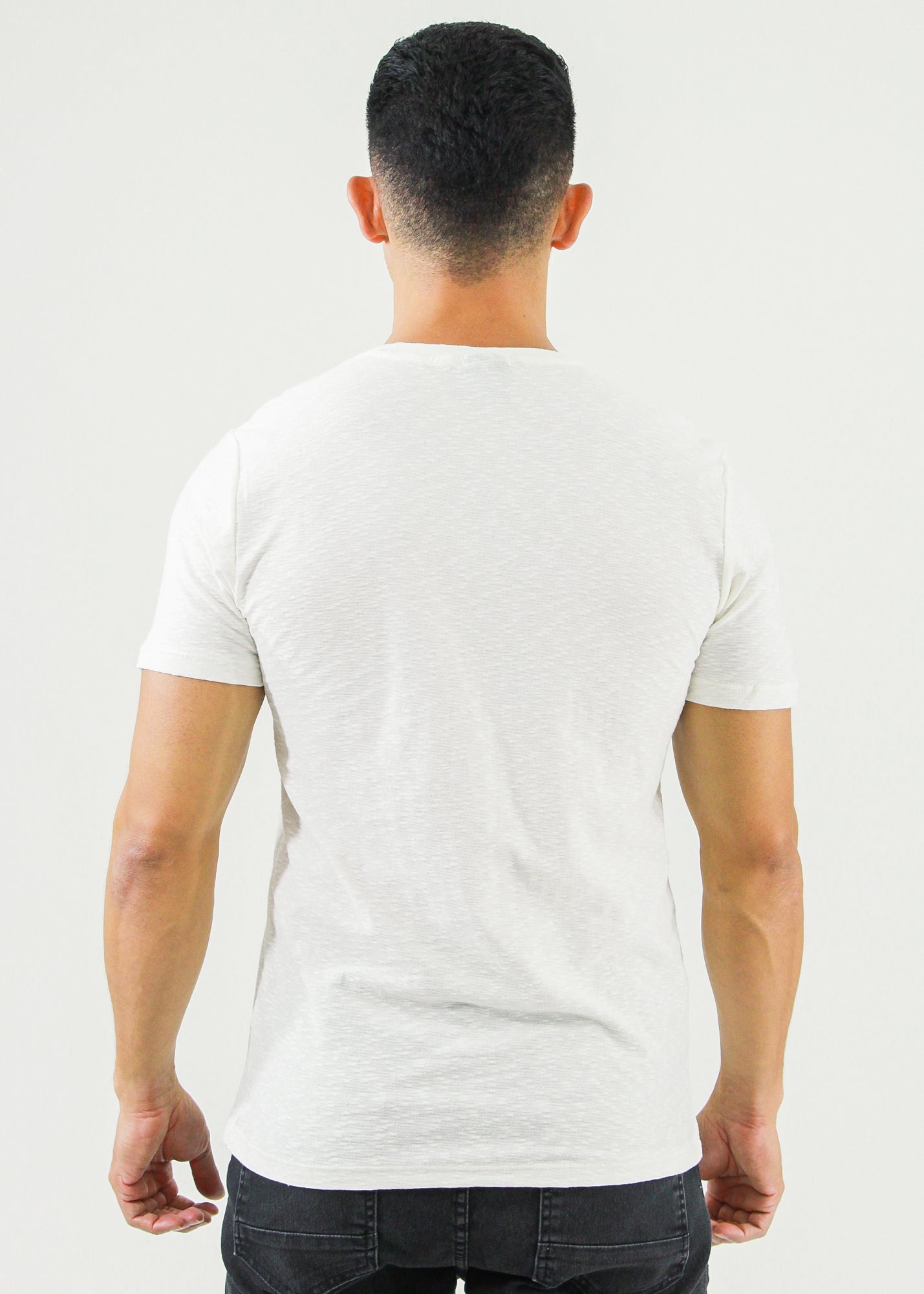 Camiseta Slim Flamê - Off White