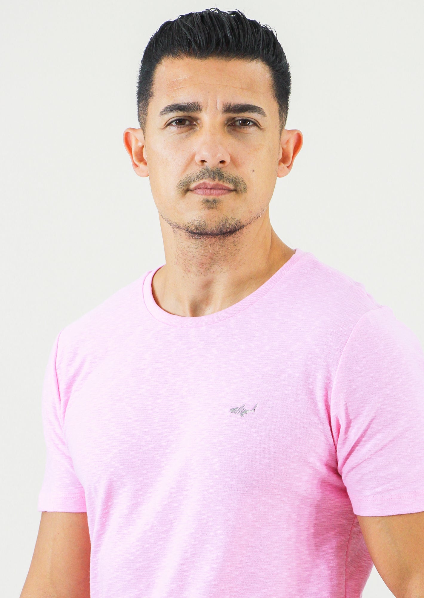 Camiseta Slim Flamê - Rosa