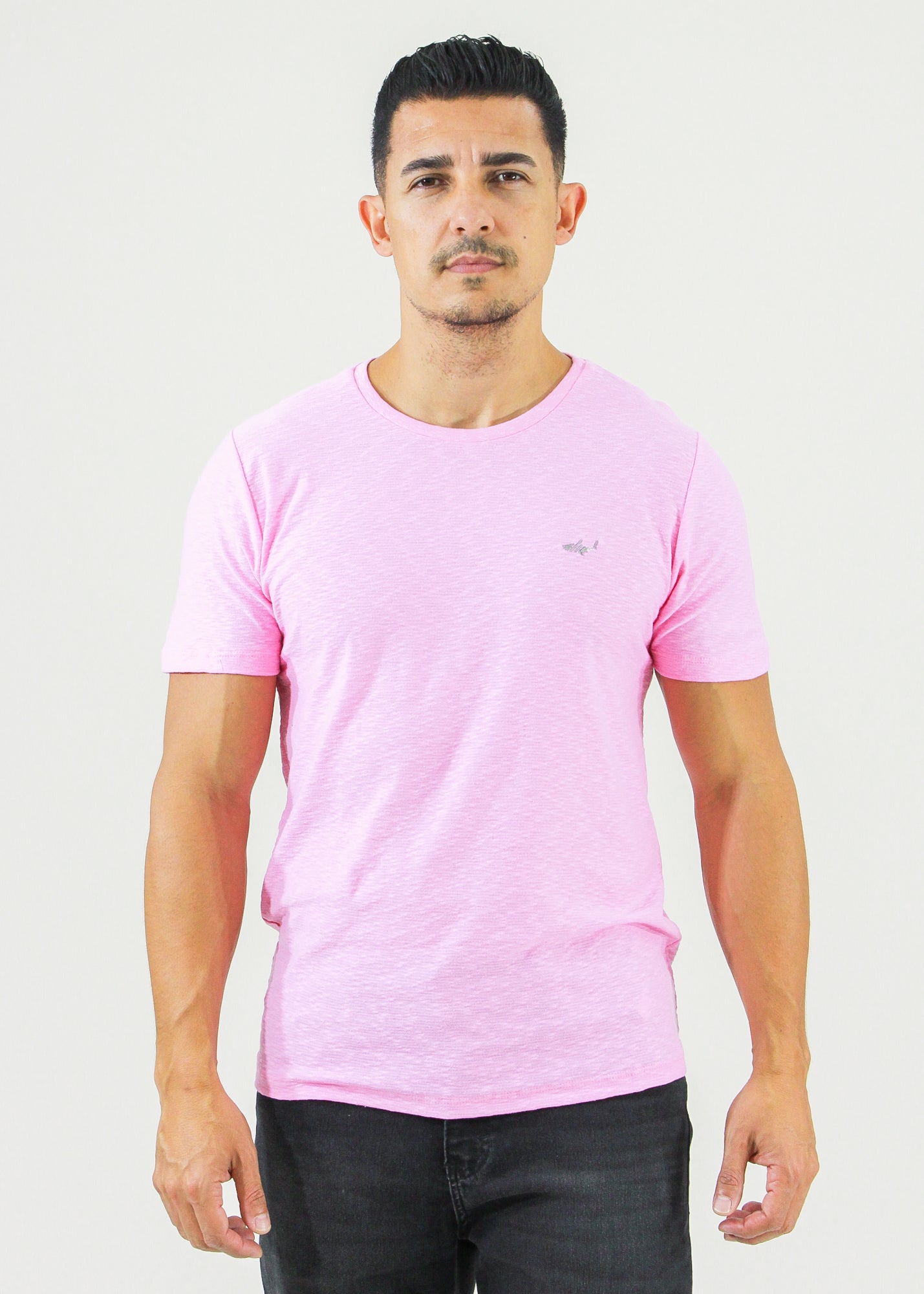 Camiseta Slim Flamê - Rosa
