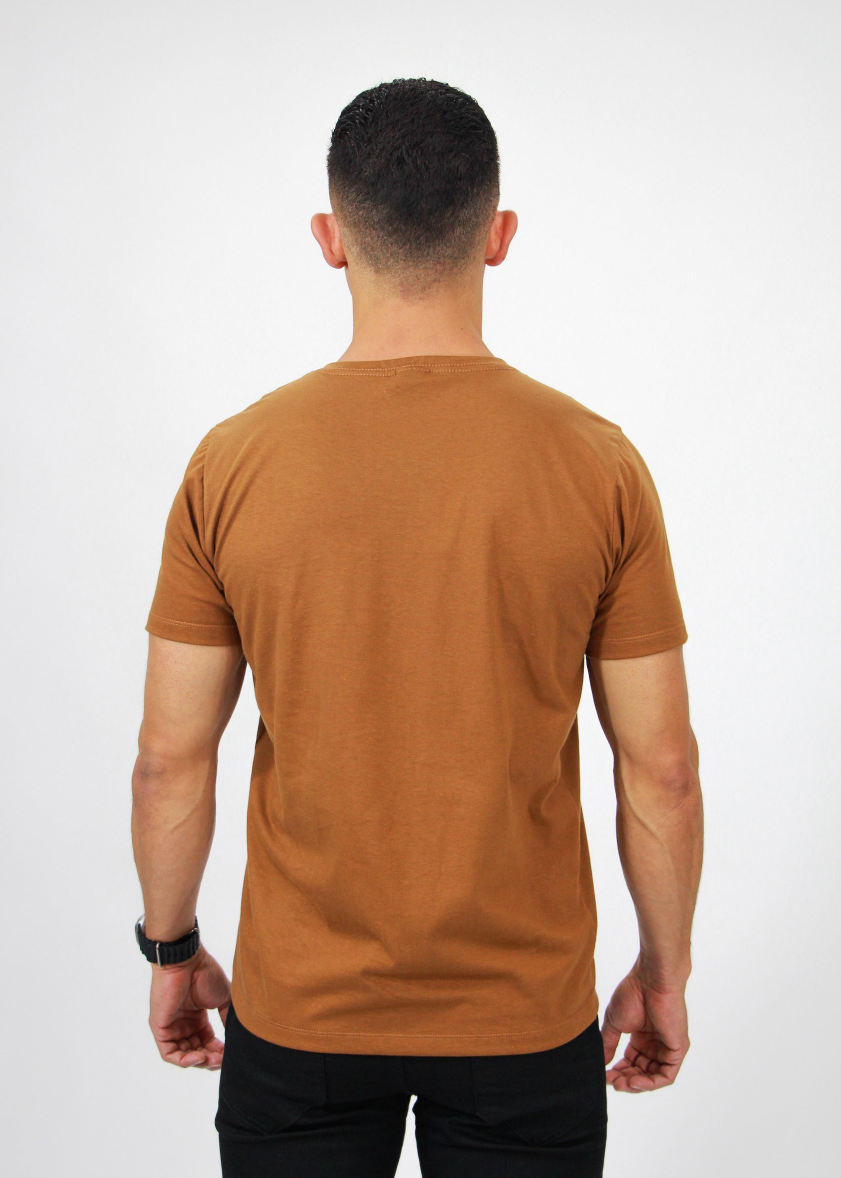 Camiseta Básica - Ocre