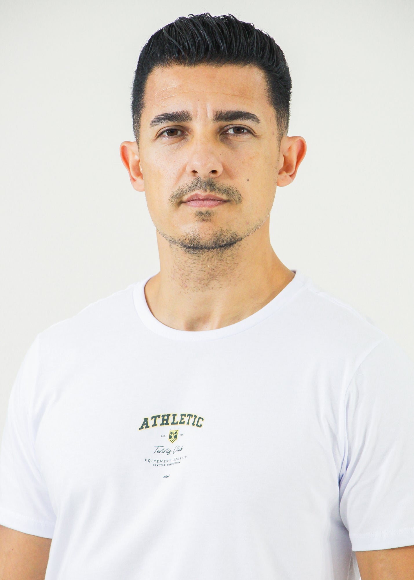 Camiseta Estampada Athletic - Branca