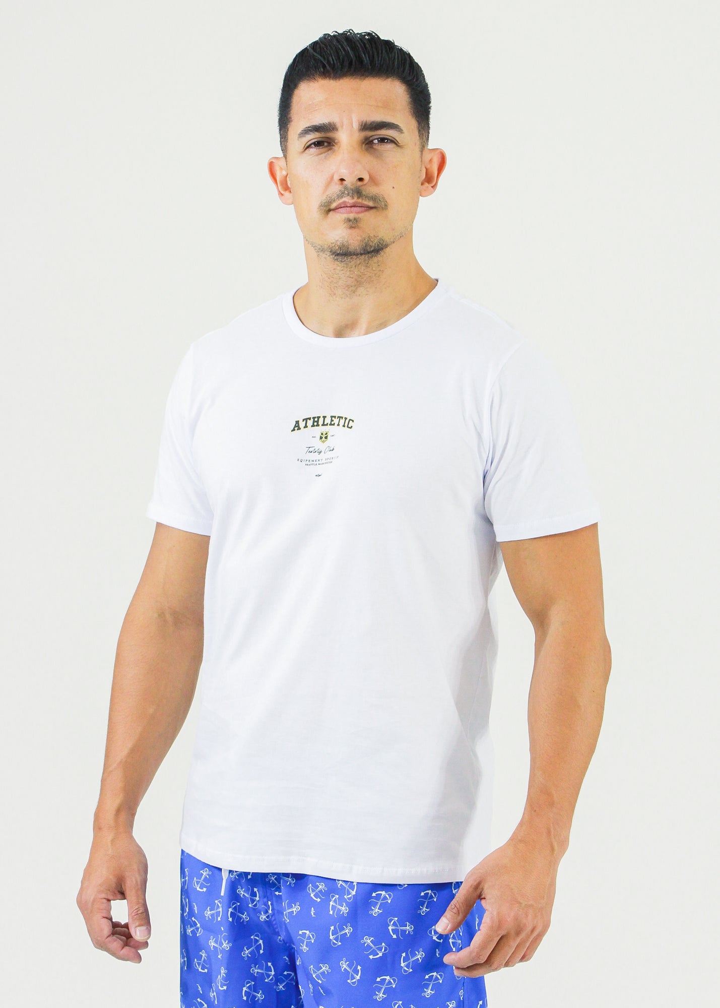 Camiseta Estampada Athletic - Branca