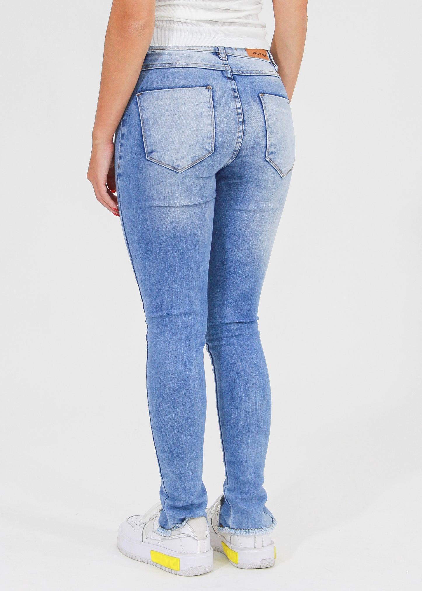 Calça Jeans Skinny - Nervura Clara