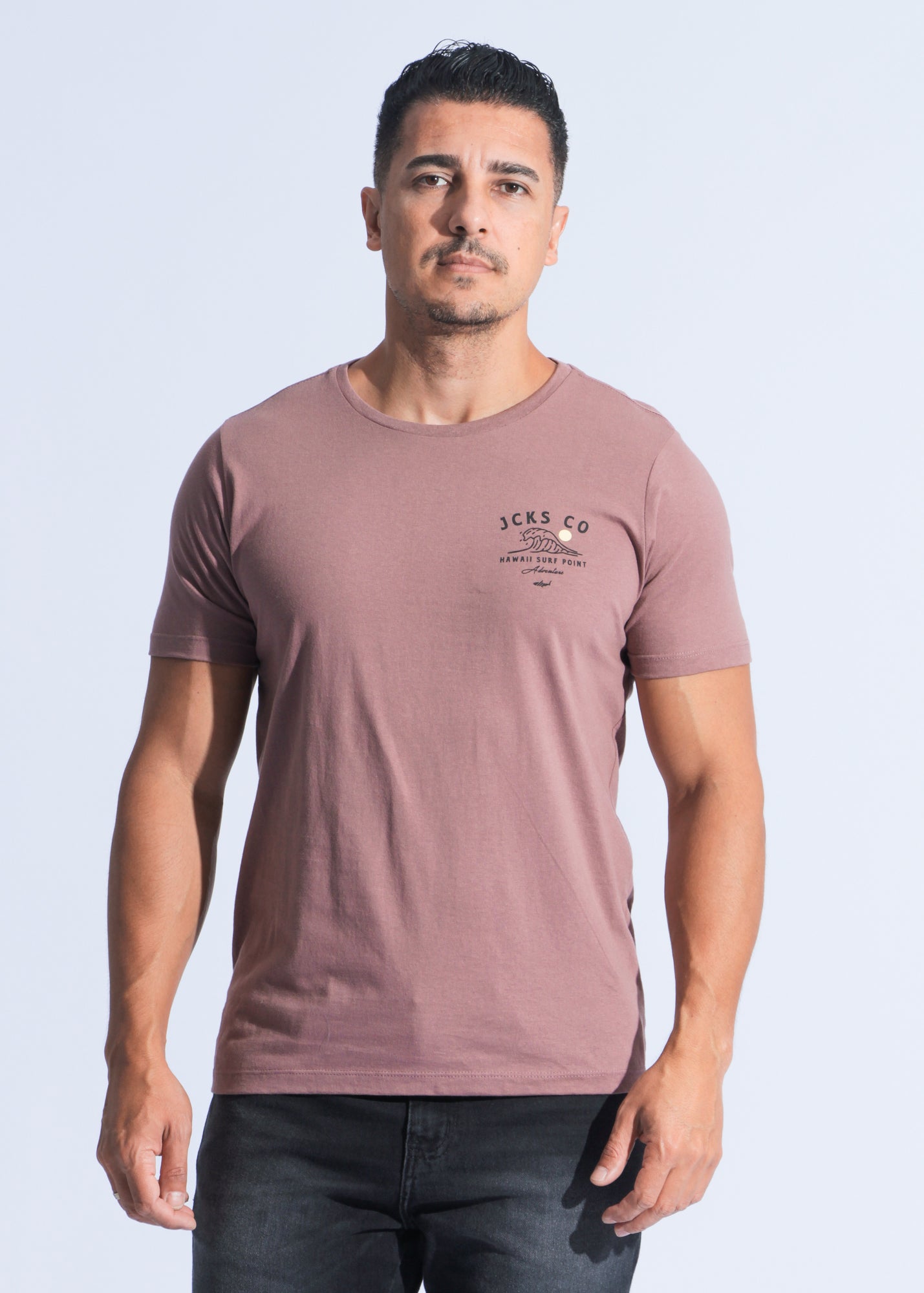 Camiseta Estampada Hawaii - Rosê