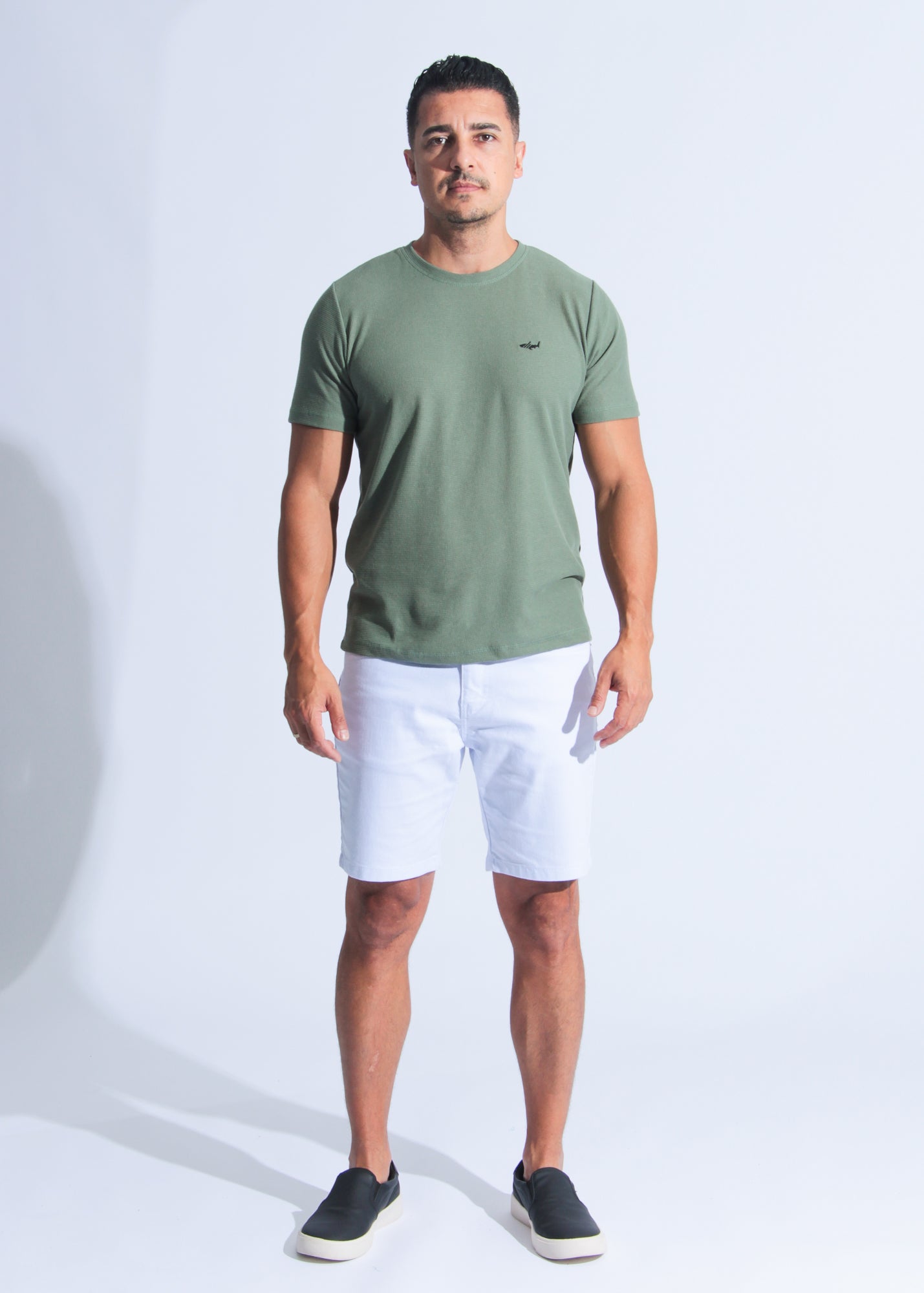 Camiseta Tricô Diamond - Verde Militar