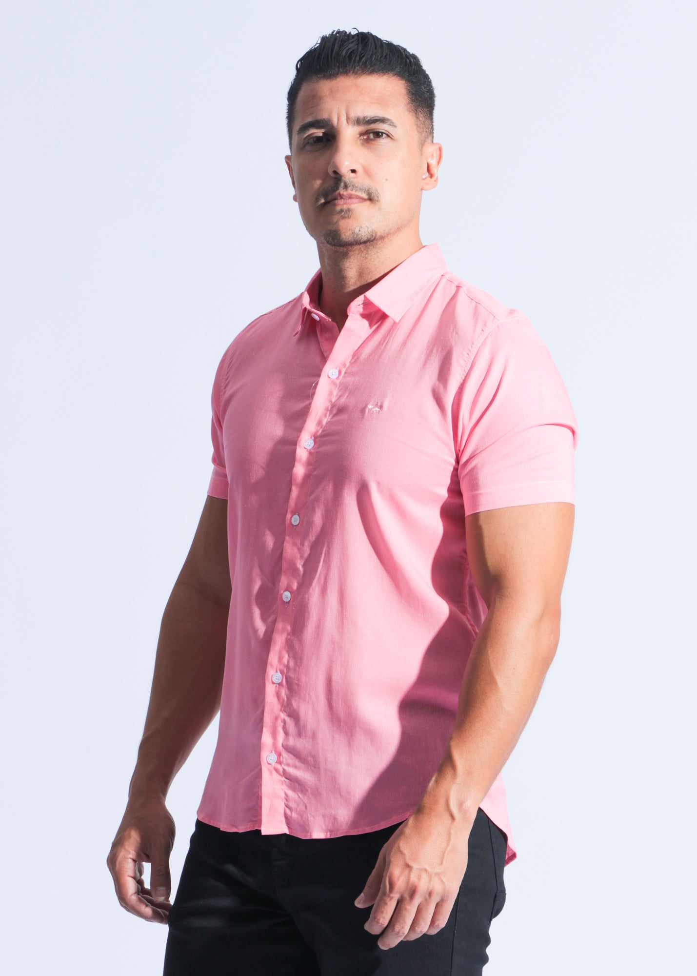 Camisa Manga Curta - Rosa