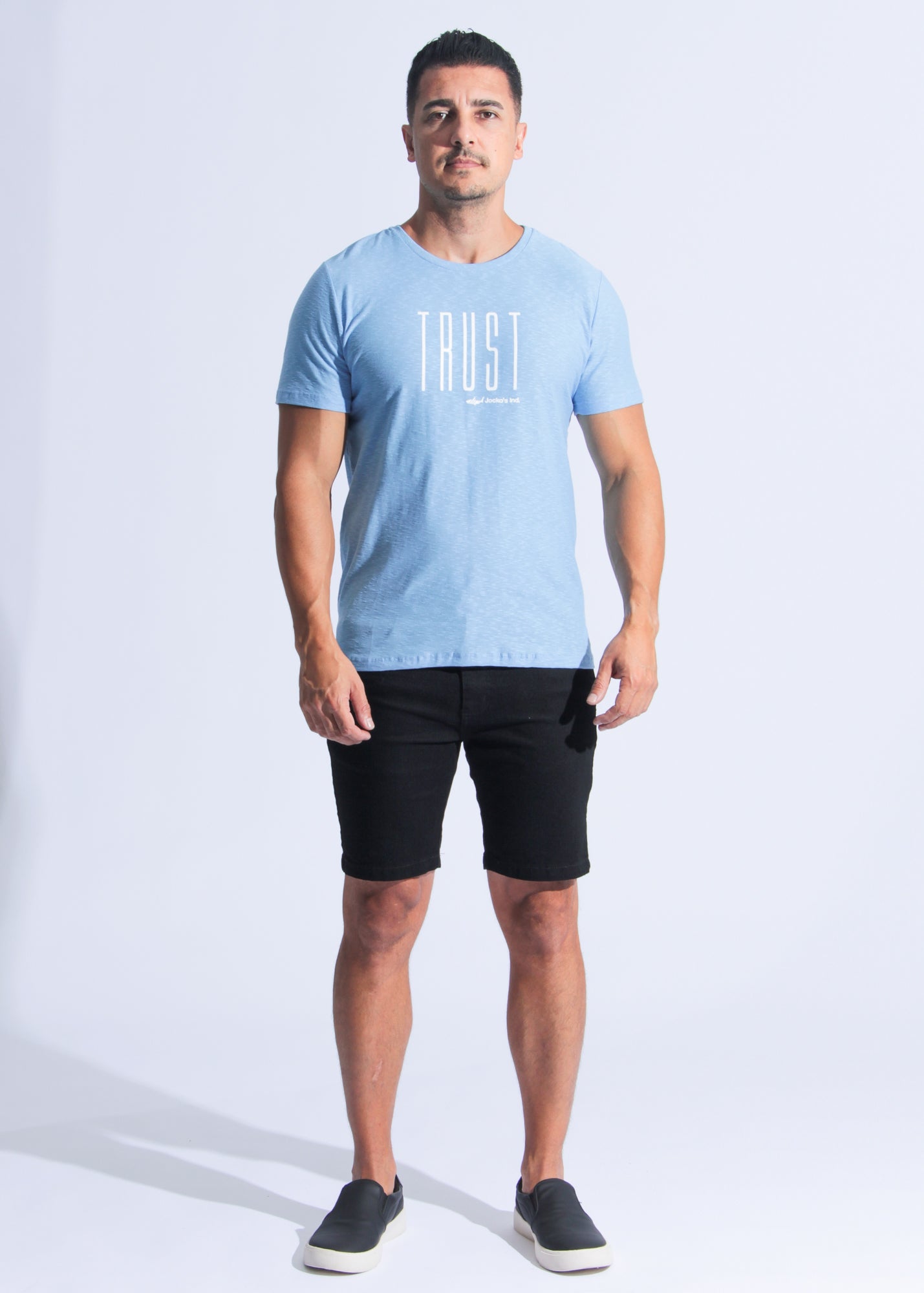 Camiseta Flamê Trust - Azul Bebê