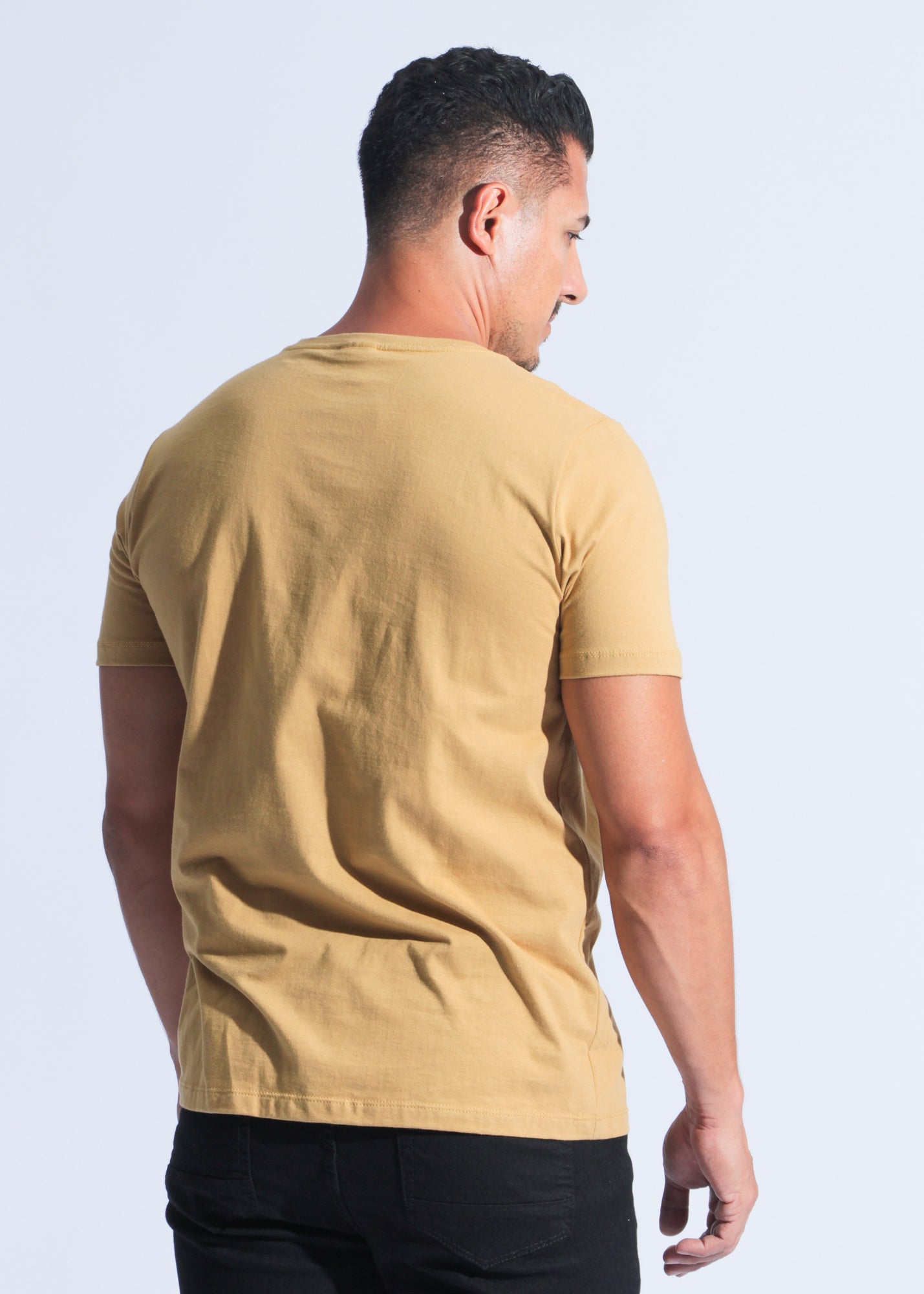 Camiseta Estampada Surf  - Ocre