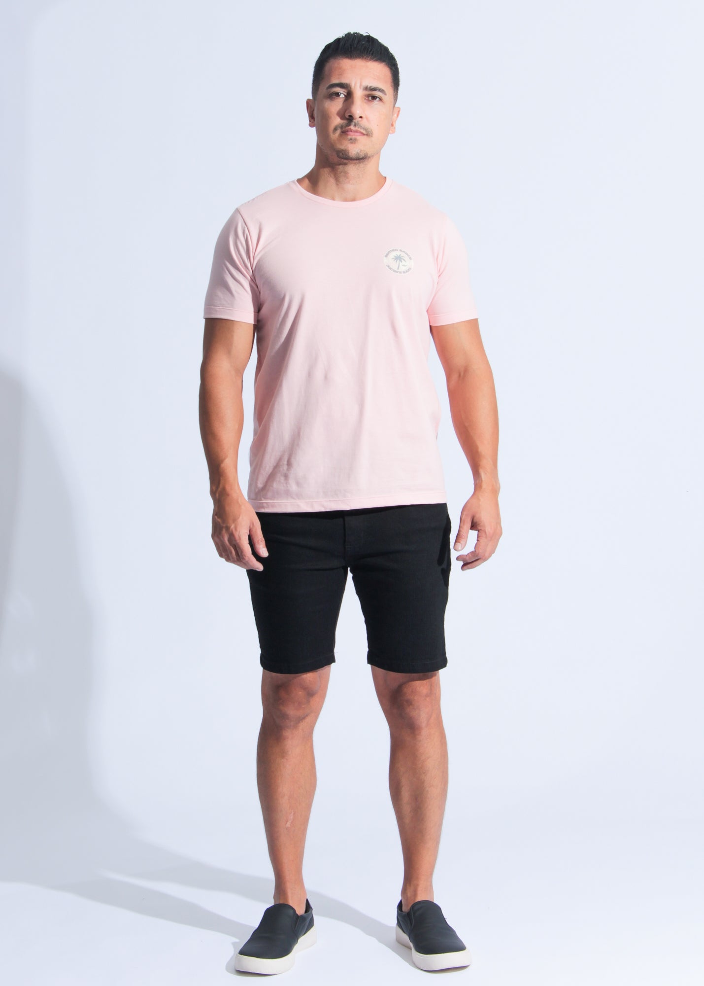 Camiseta Estampada Beach - Rosa