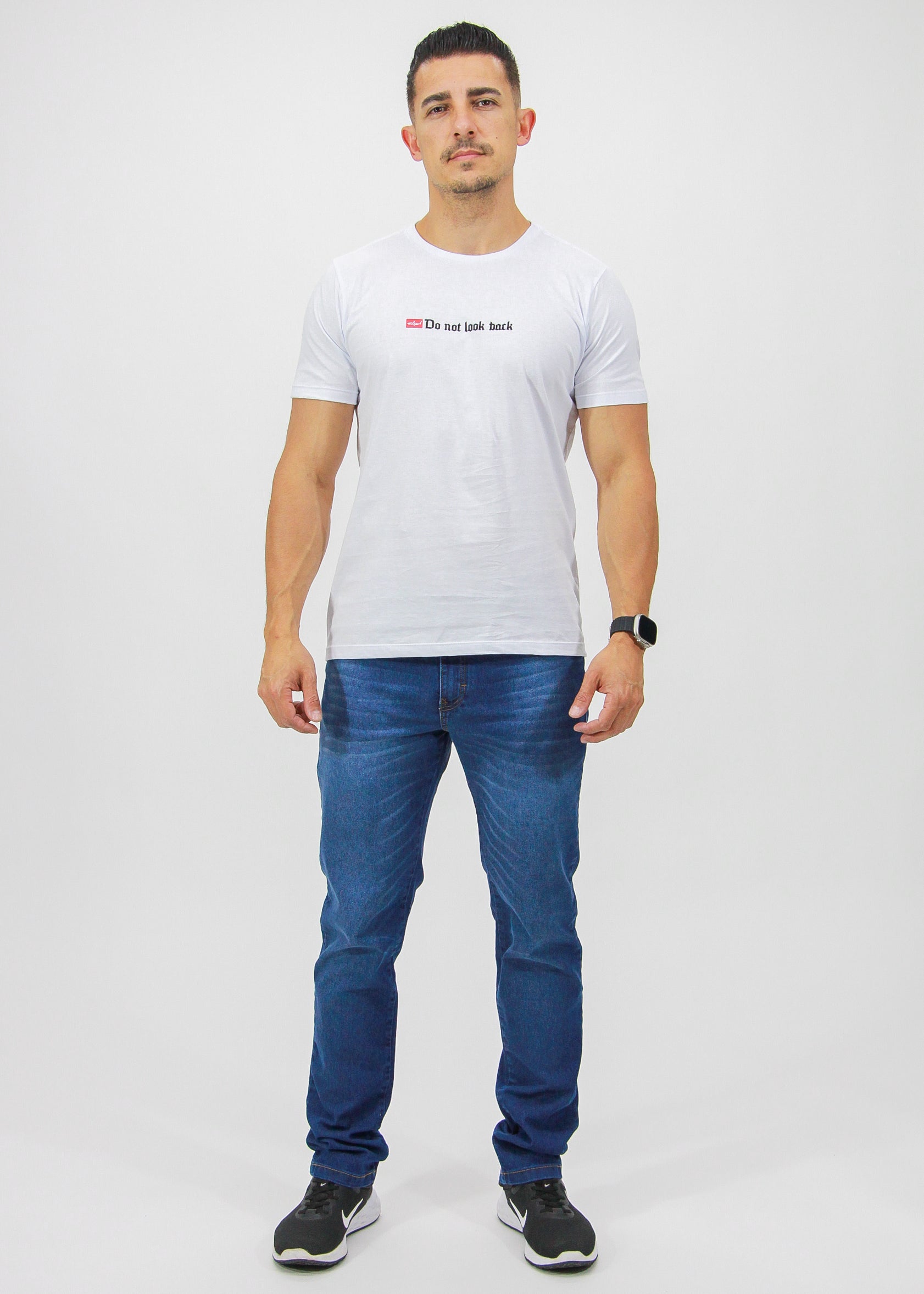 Camiseta Estampada Do Not - Branco