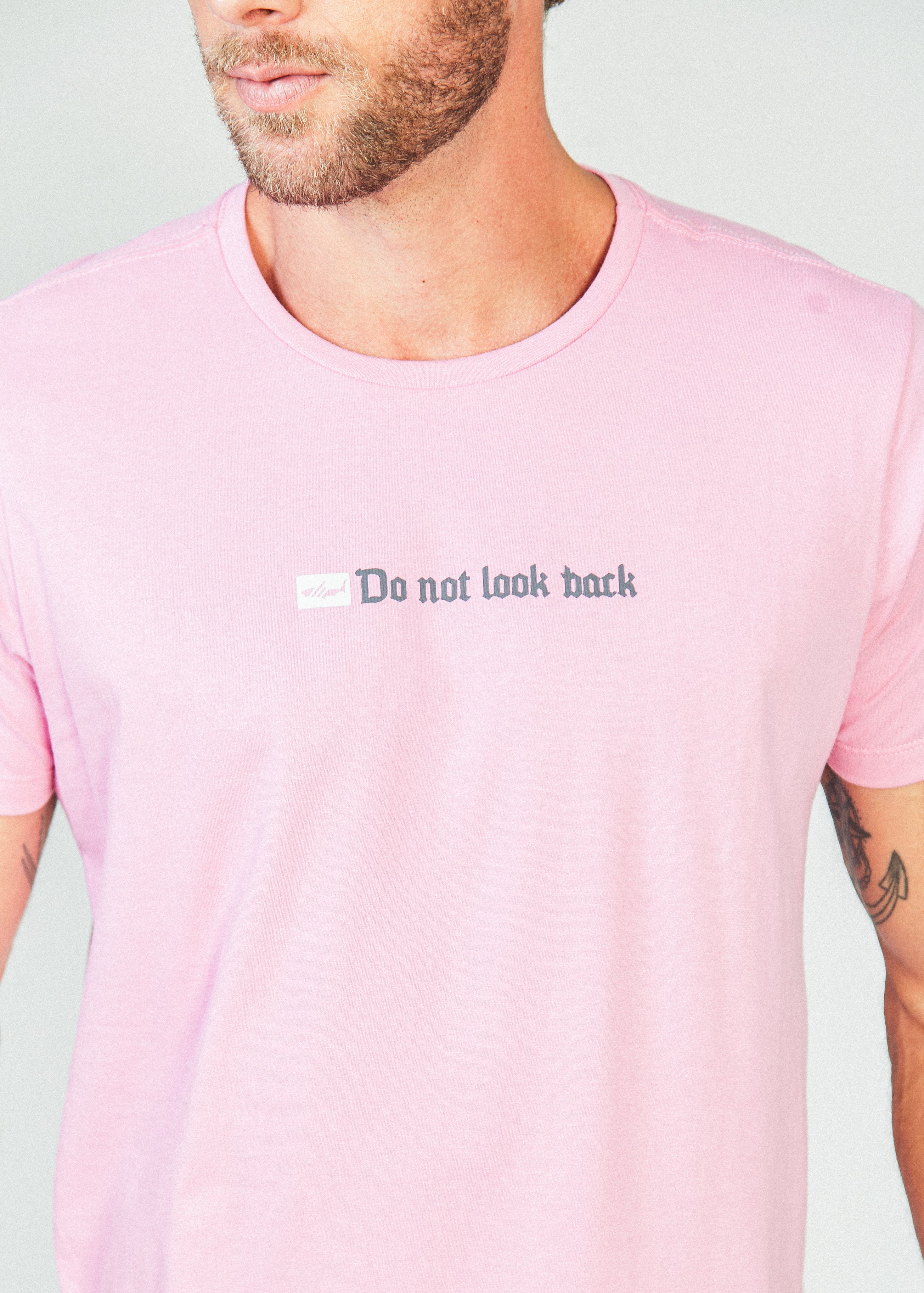 Camiseta Estampada Do Not - Rosa
